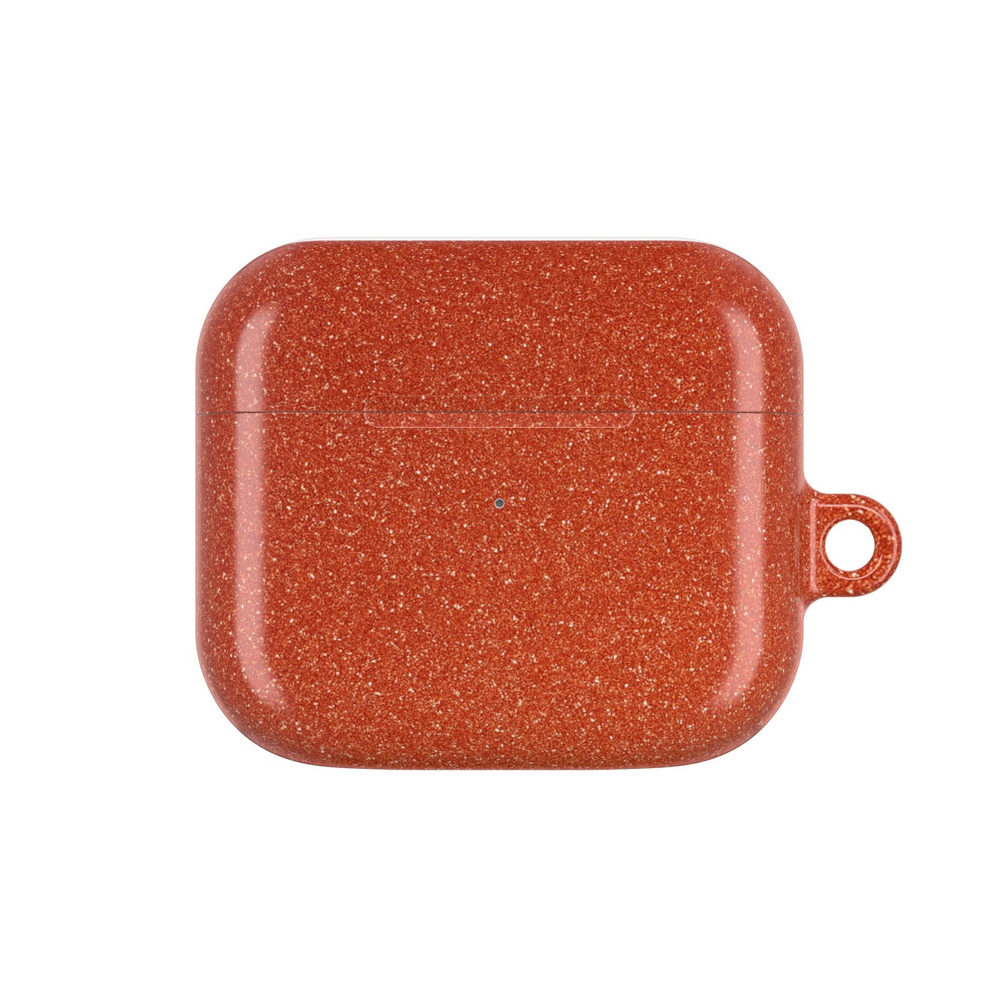 Orange Glitter AirPod Case