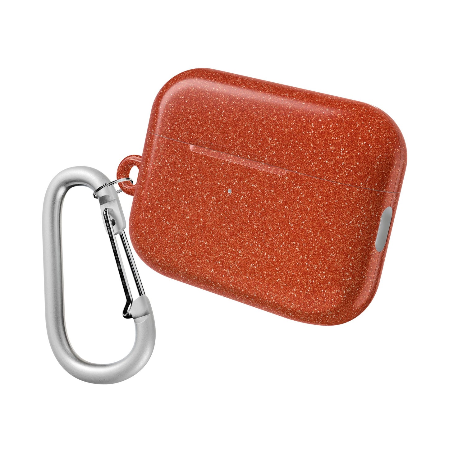 Orange Glitter AirPod Case