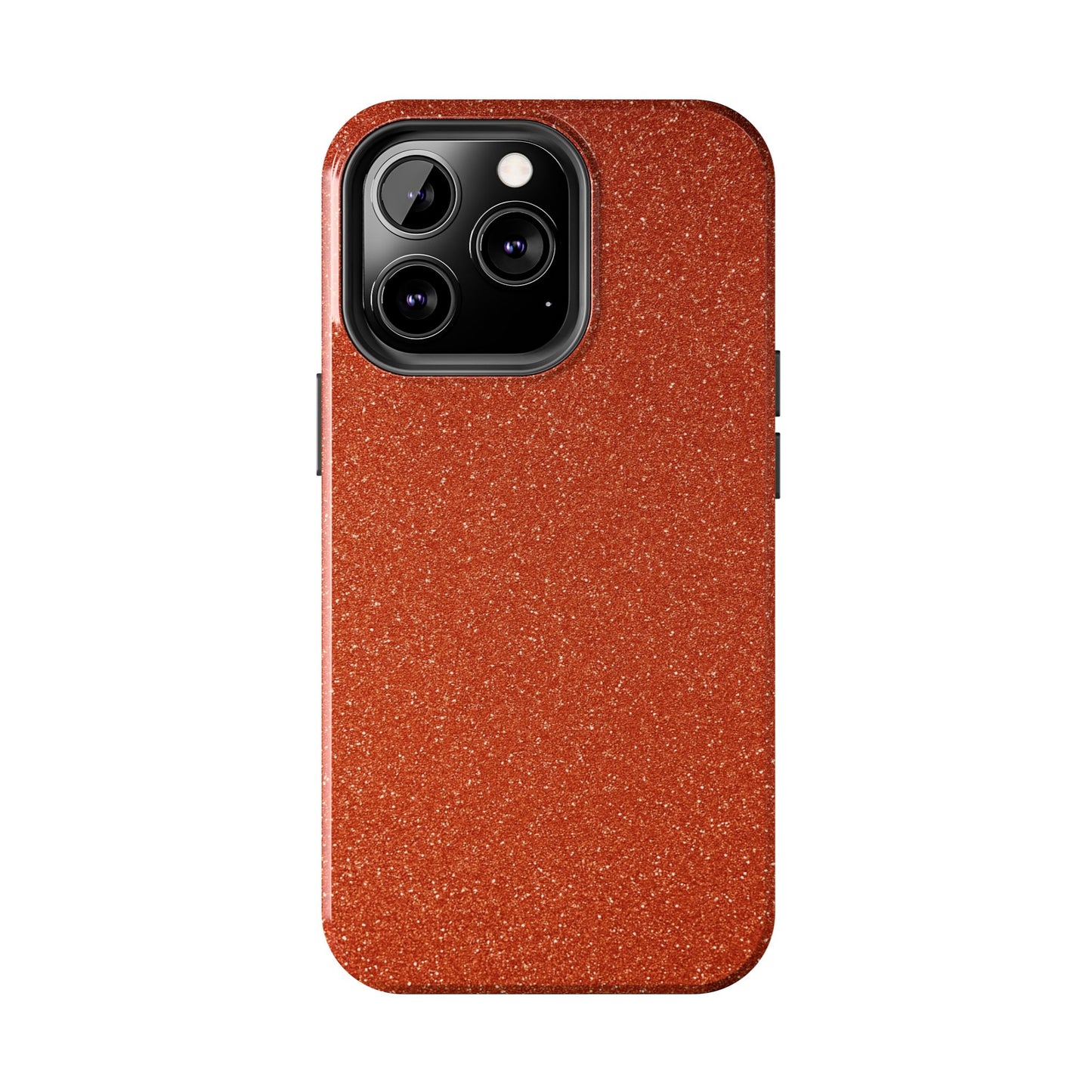 Orange Glitter Phone Case