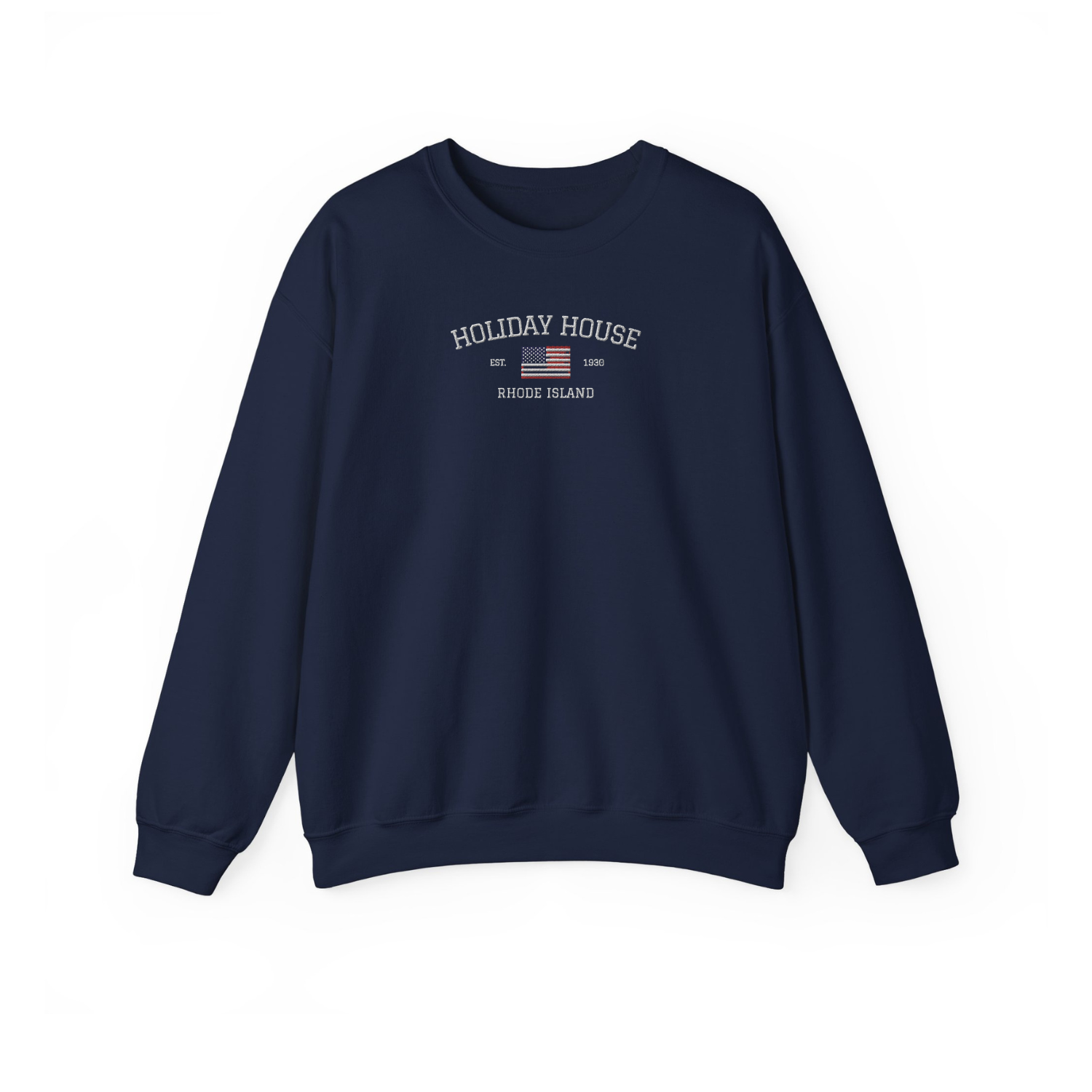 Embroidered crewneck hotsell