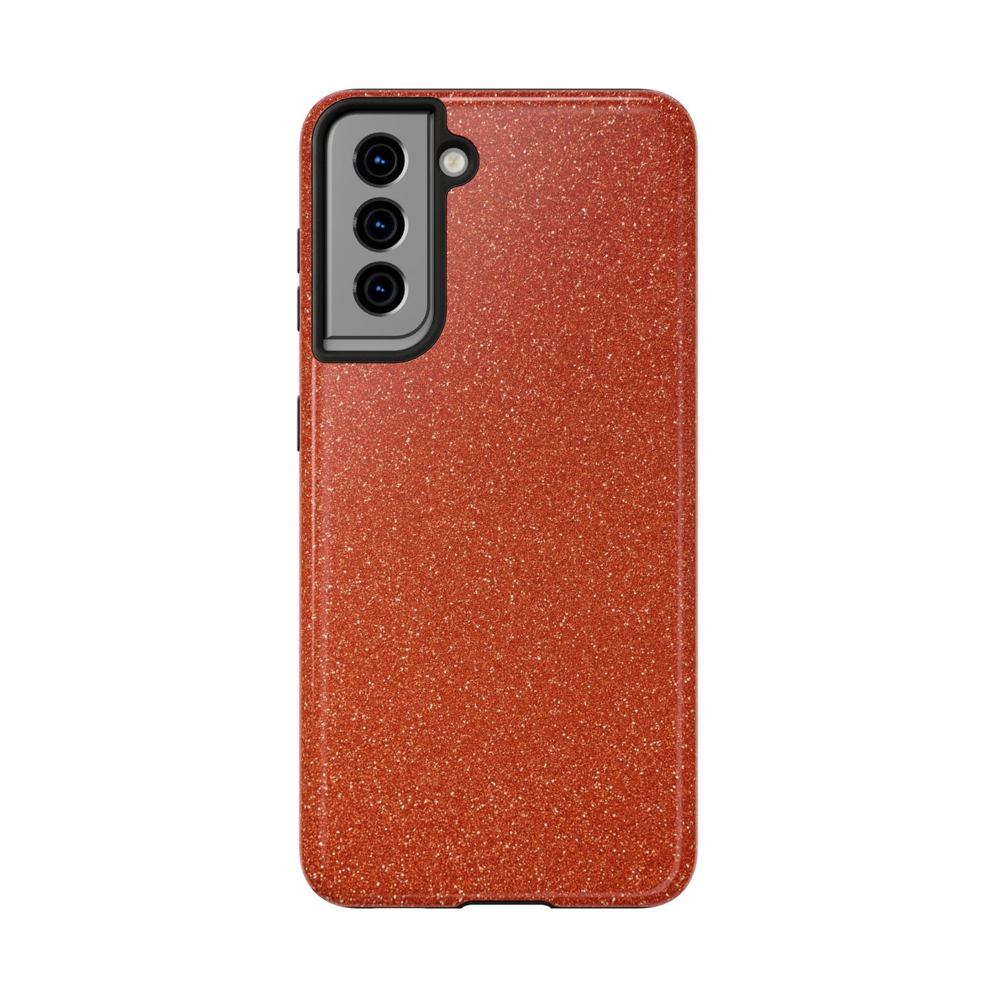 Orange Glitter Phone Case