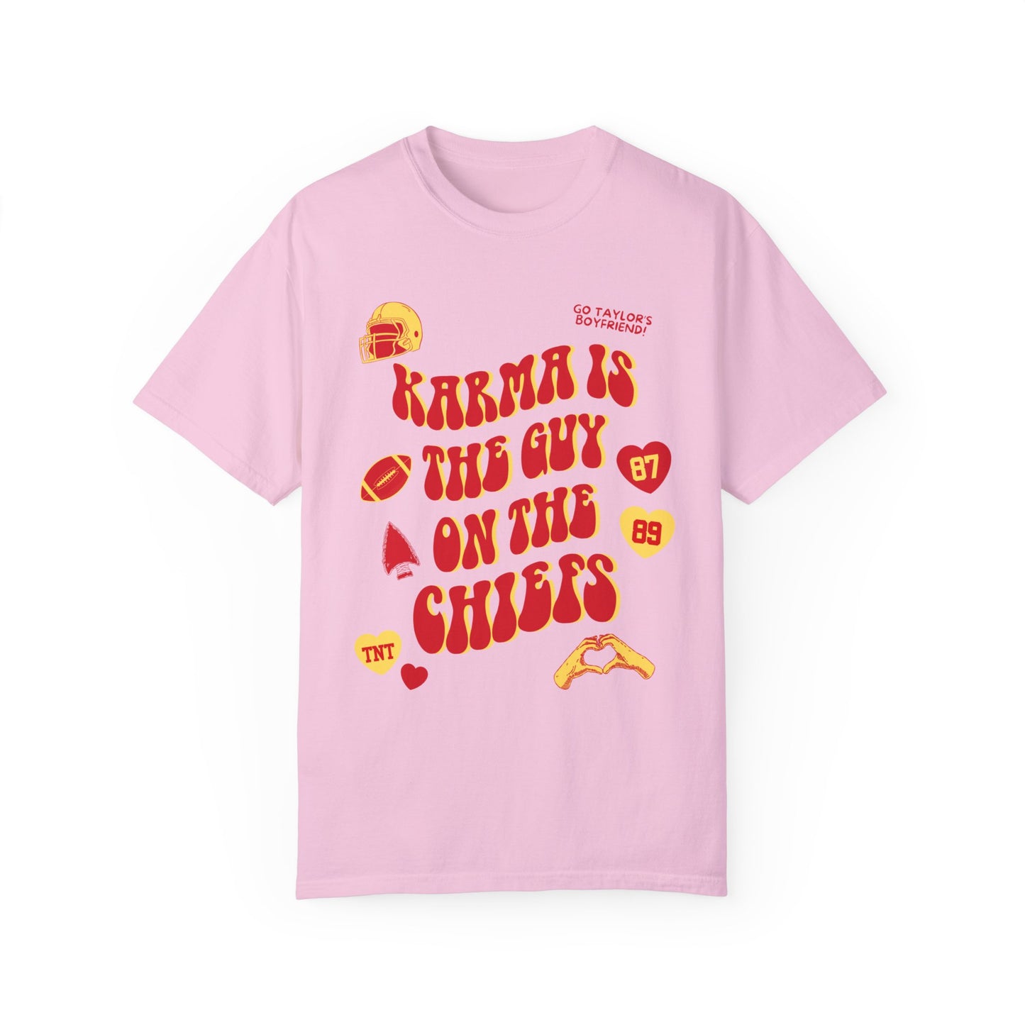 Karma is the Guy on the Chiefs Shirt