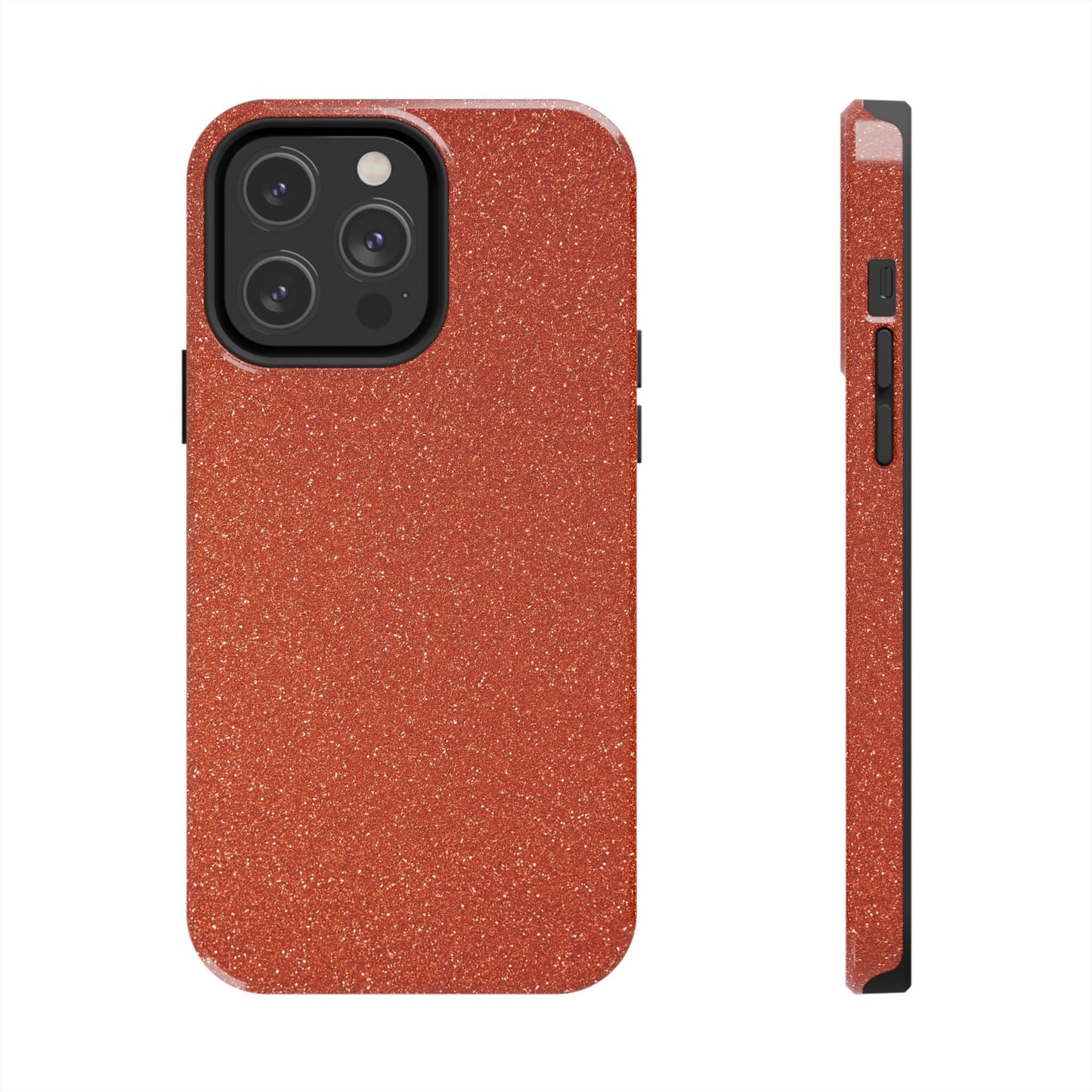 Orange Glitter Phone Case