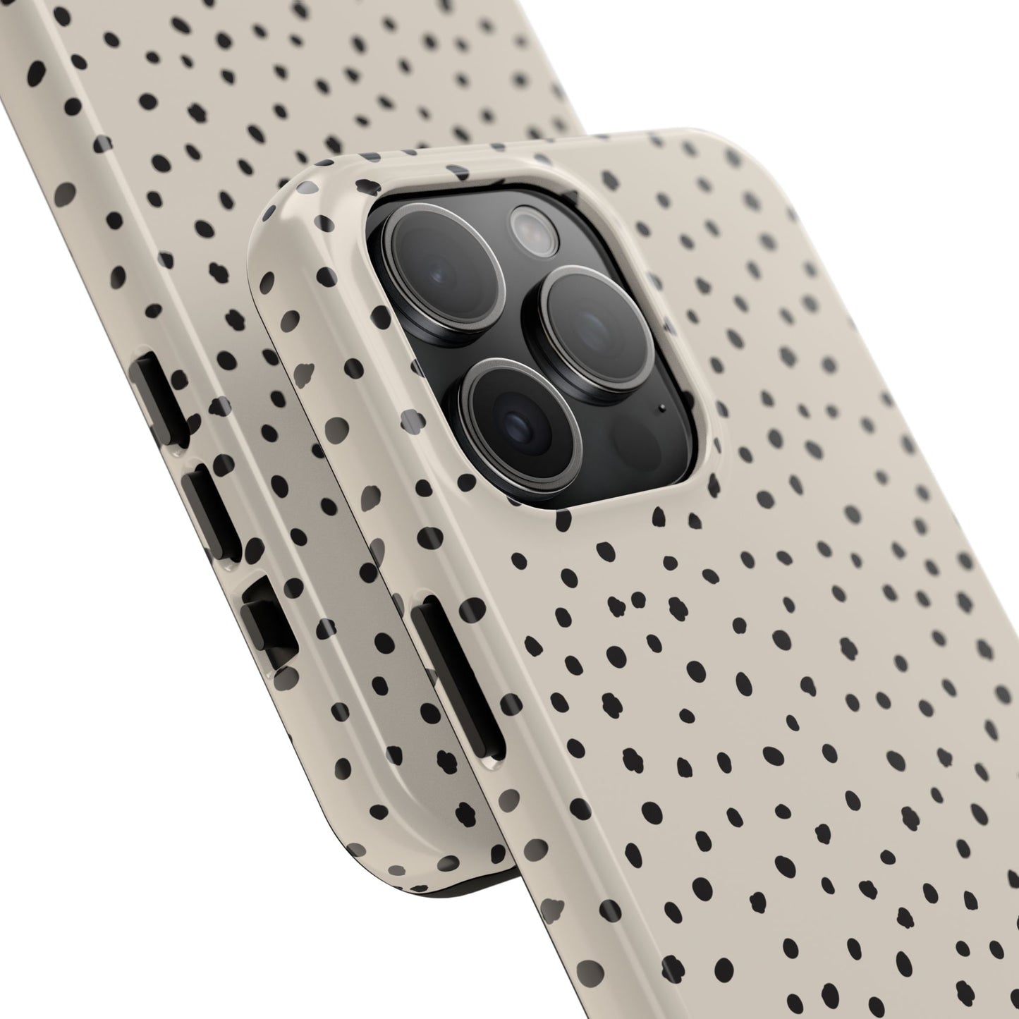 Black Polka Dots Phone Case