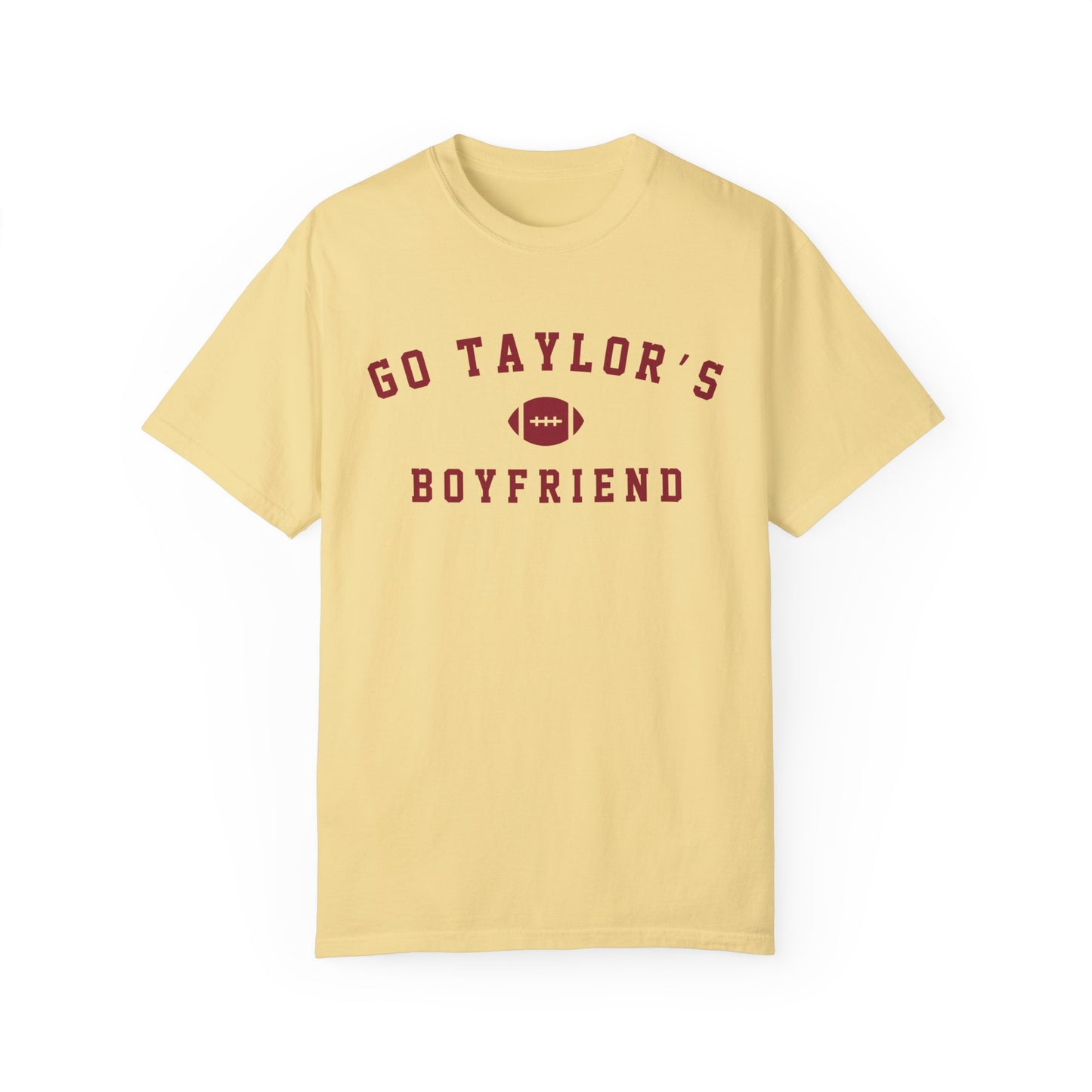 Go Taylor's Boyfriend Jersey Tee (Front and Back)
