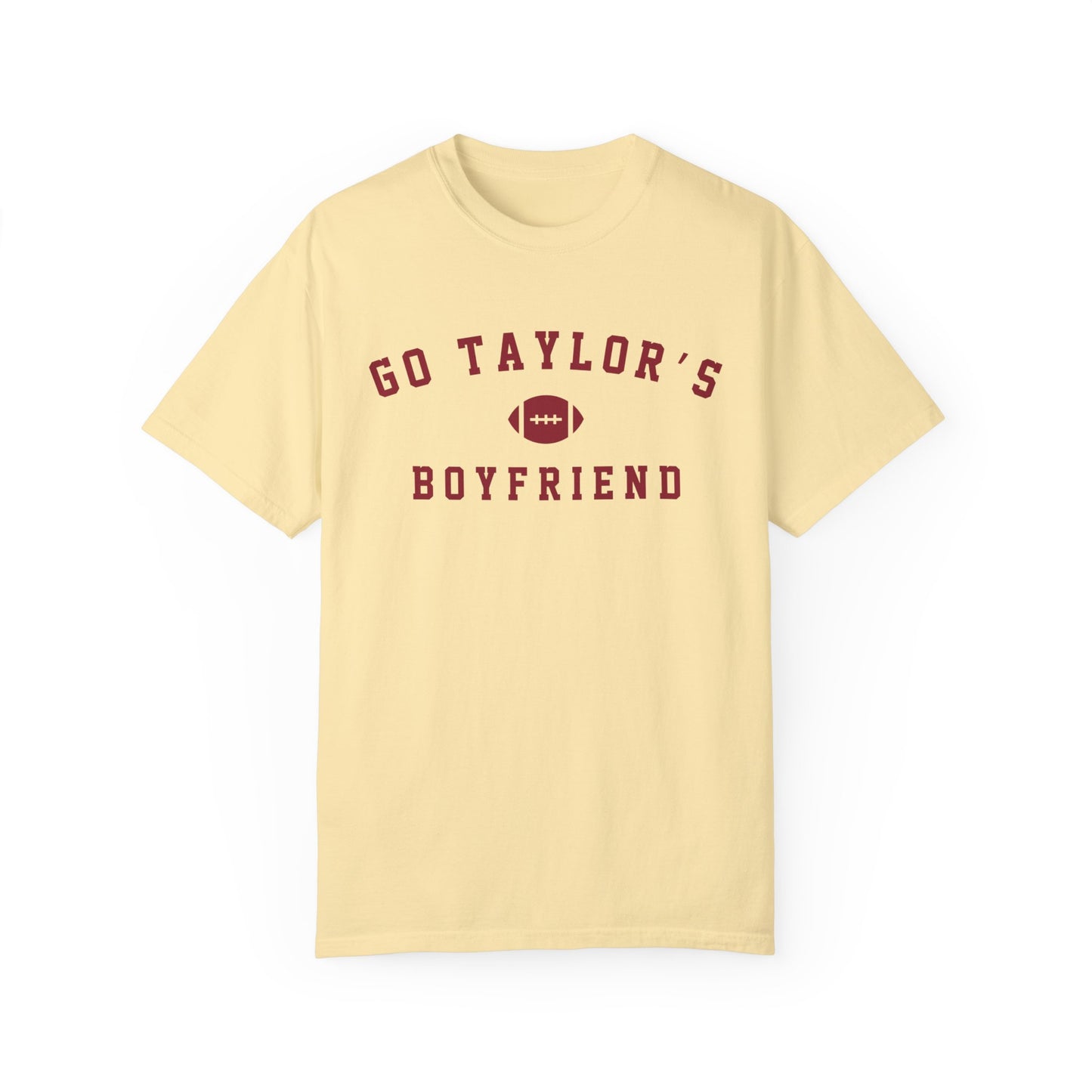 Go Taylor's Boyfriend Jersey Tee (Front and Back)