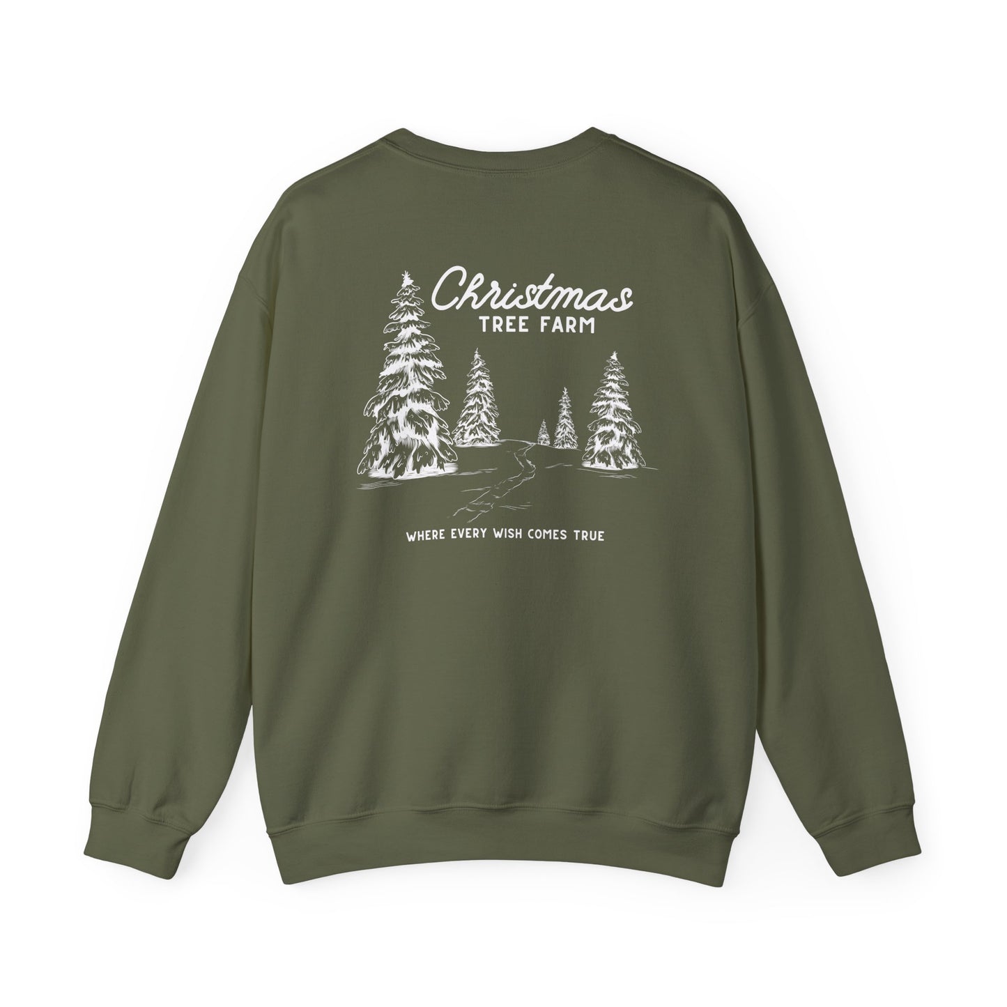 Christmas Tree Farm Crewneck (Front and Back)