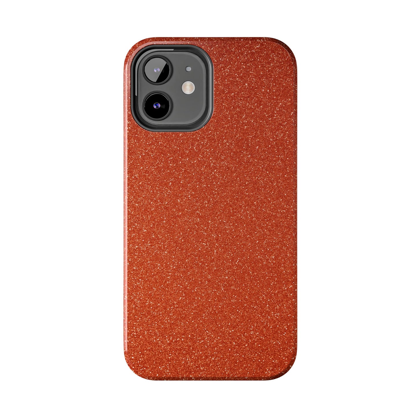 Orange Glitter Phone Case