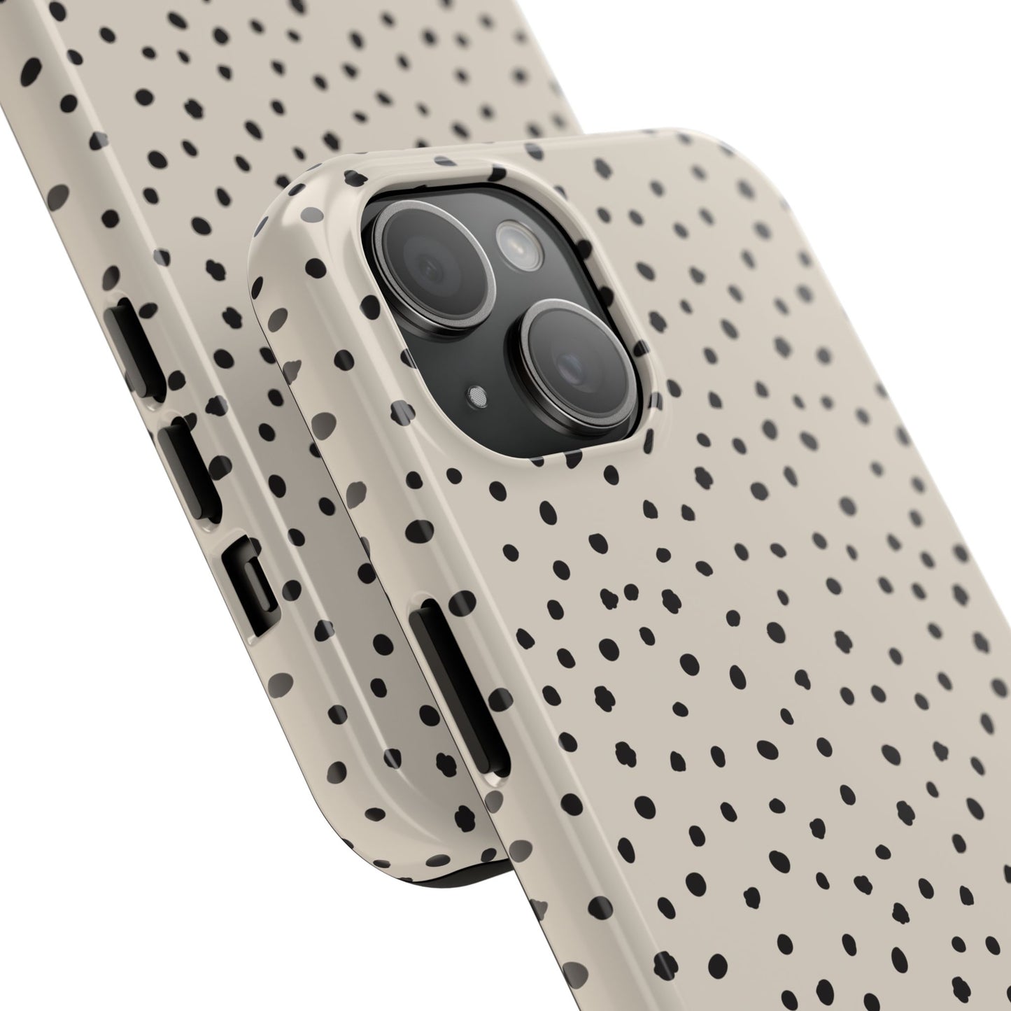 Black Polka Dots Phone Case