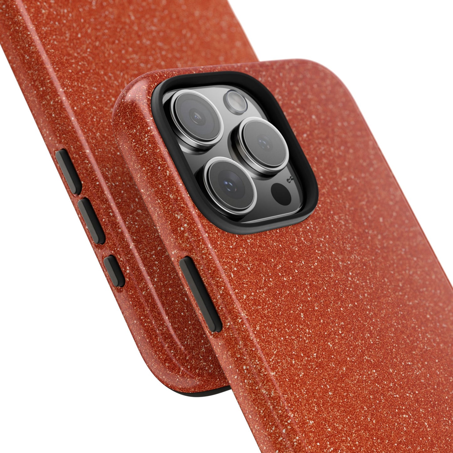 Orange Glitter Phone Case