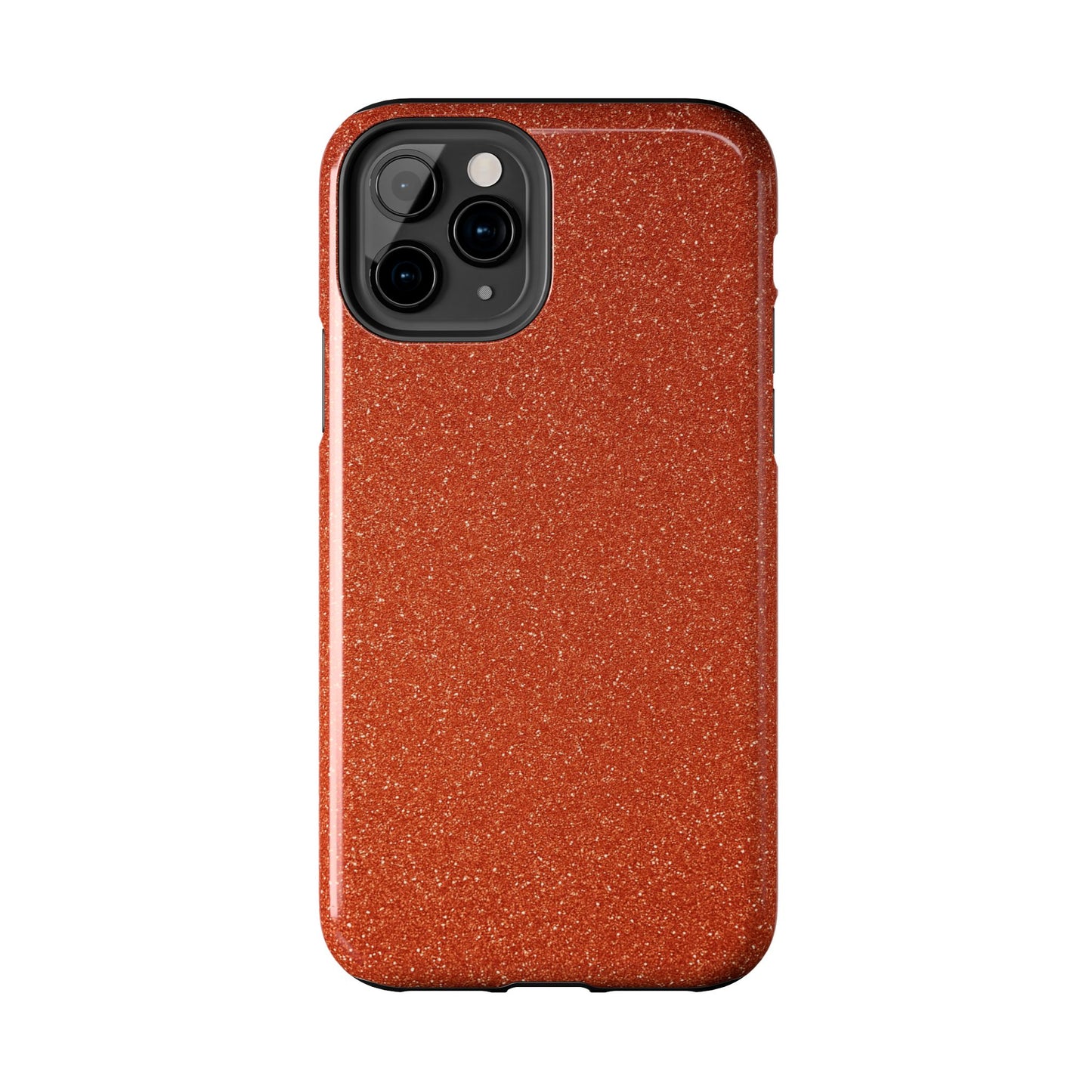 Orange Glitter Phone Case