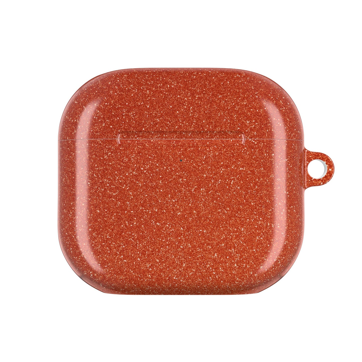 Orange Glitter AirPod Case