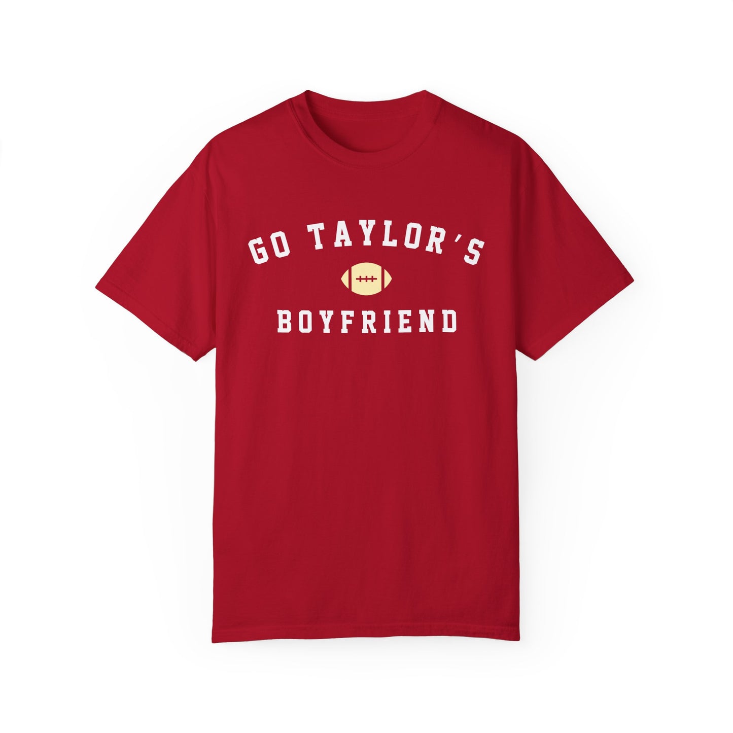 Go Taylor's Boyfriend Jersey Tee (Front and Back)