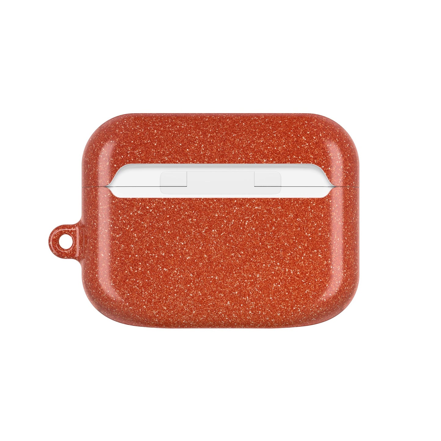 Orange Glitter AirPod Case
