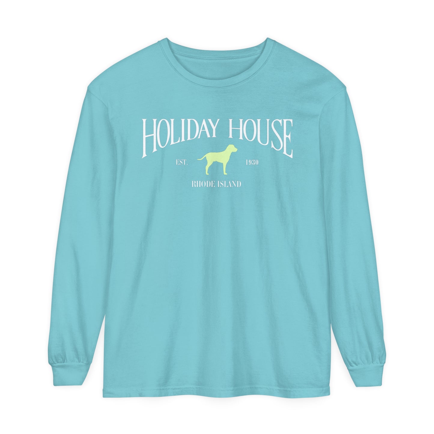 Key Lime Green Dog Long Sleeve Shirt