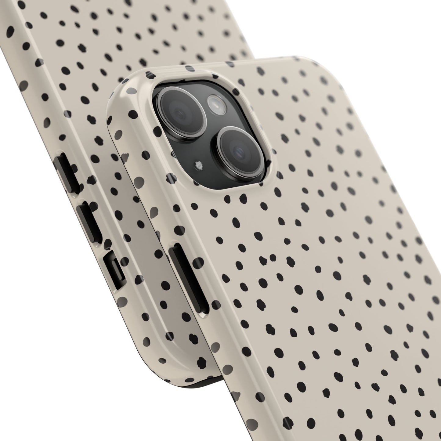 Black Polka Dots Phone Case