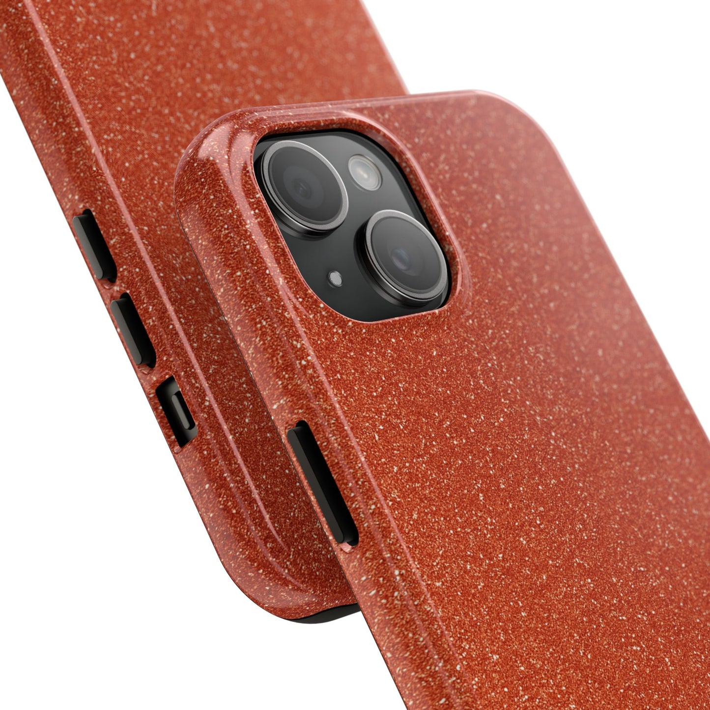 Orange Glitter Phone Case