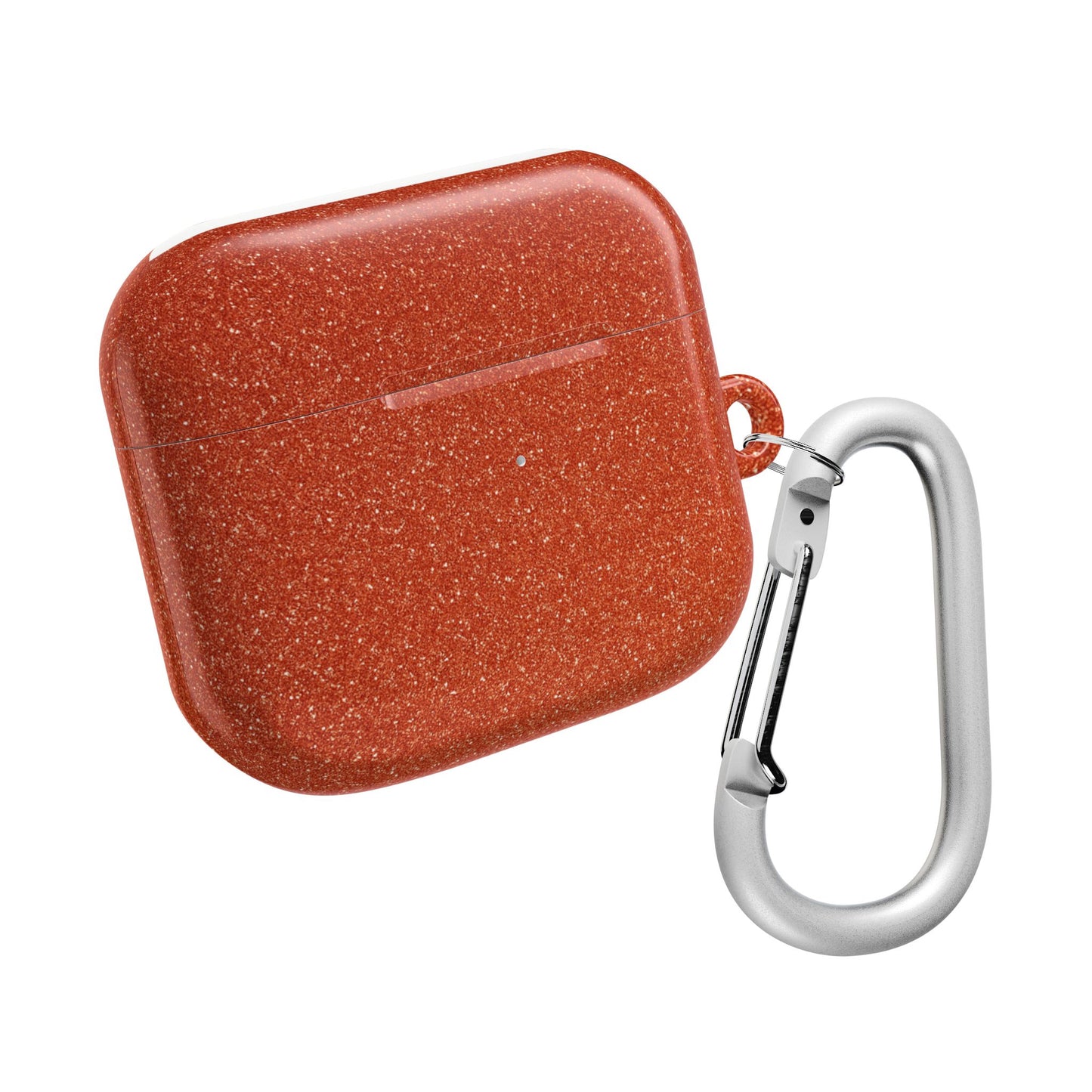 Orange Glitter AirPod Case