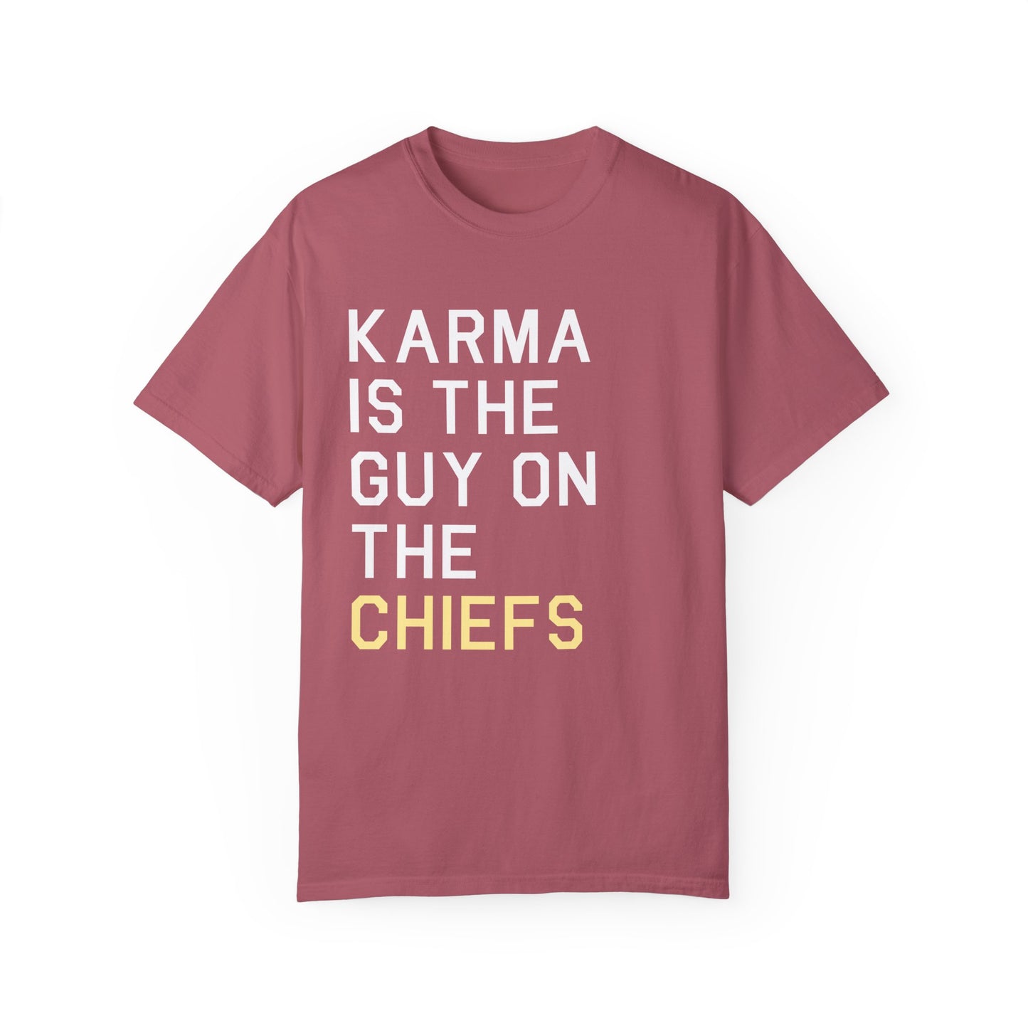 Karma is the Guy on the Chiefs Eras Tee