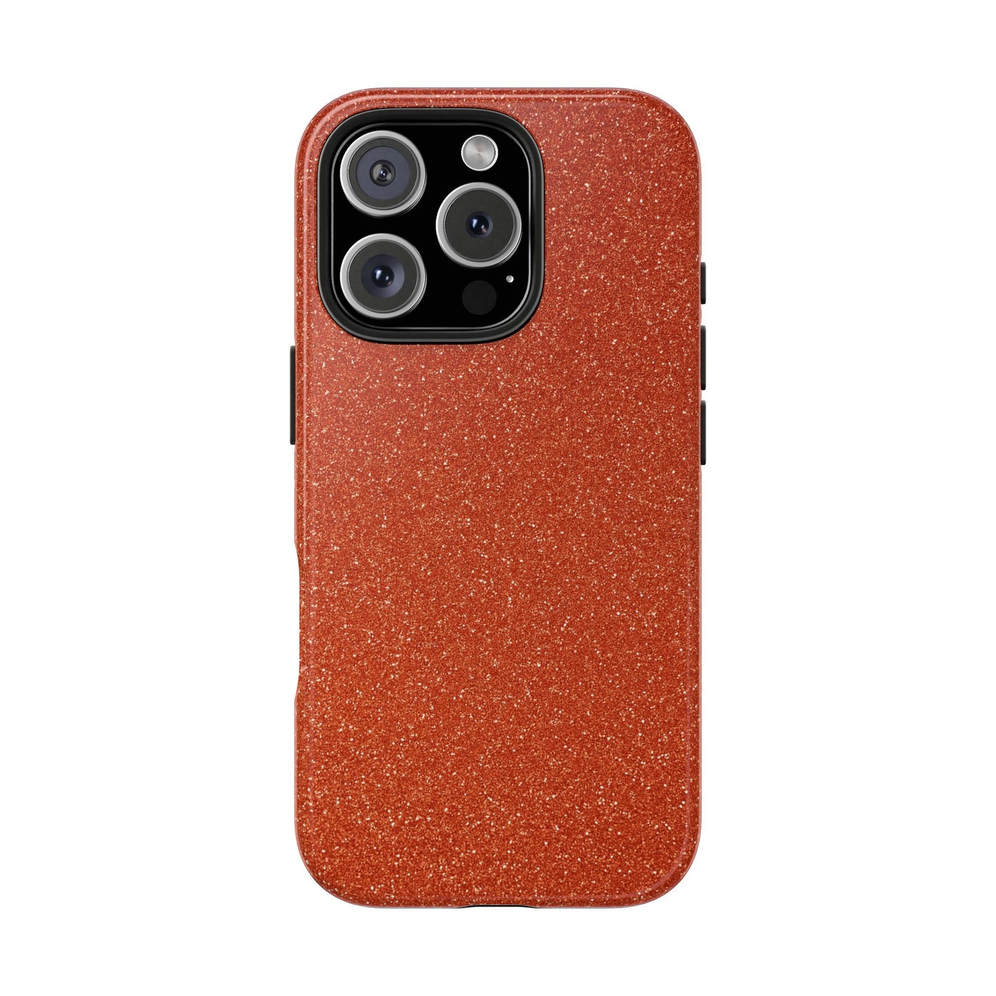 Orange Glitter Phone Case