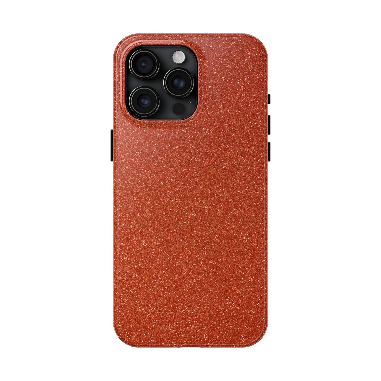 Orange Glitter Phone Case