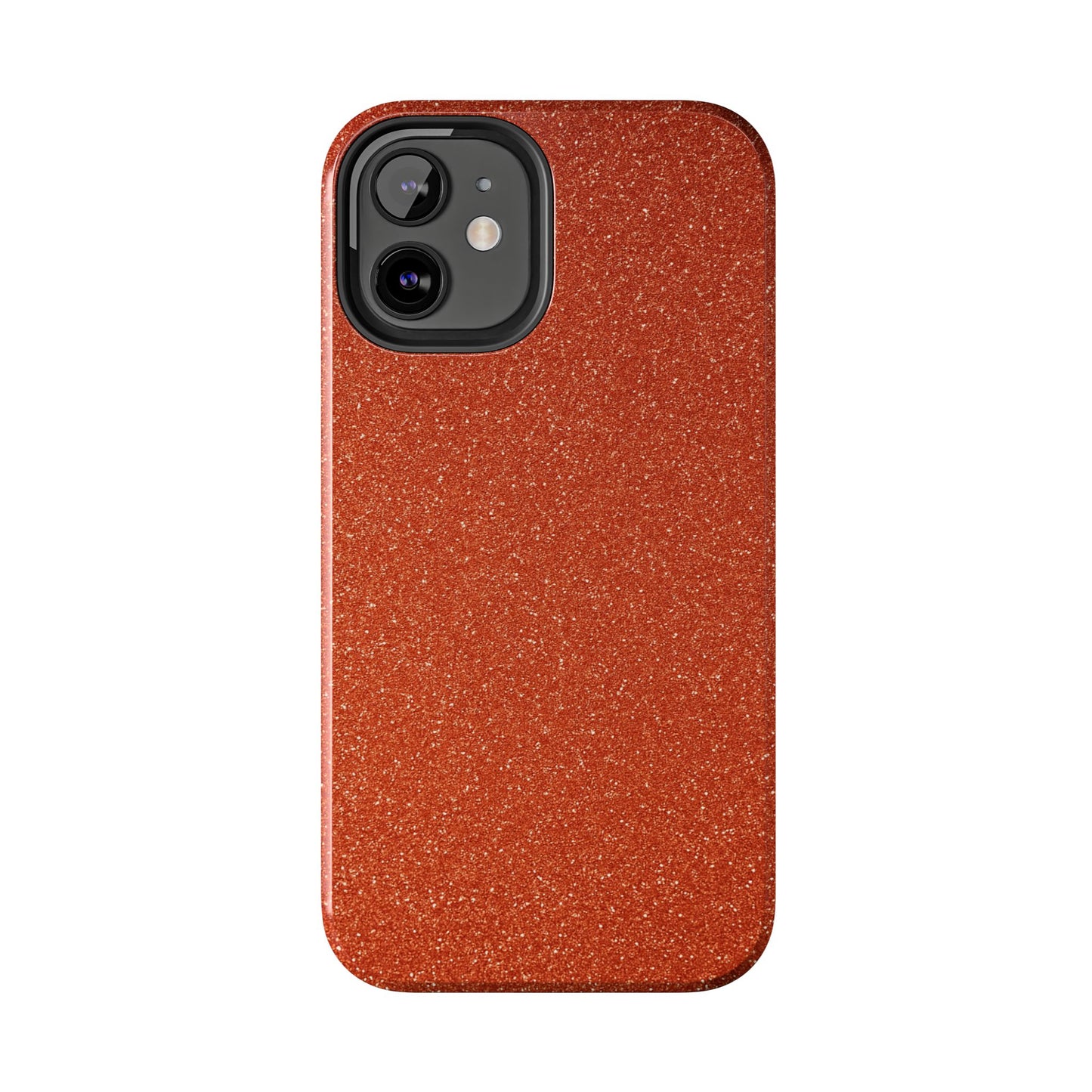 Orange Glitter Phone Case