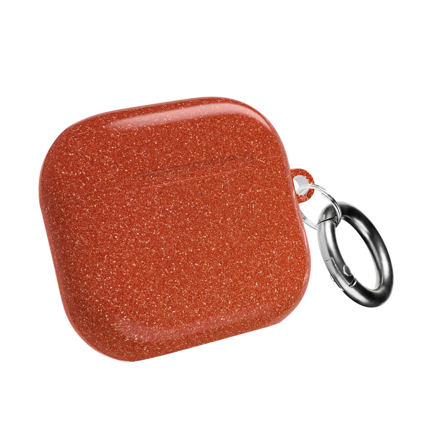 Orange Glitter AirPod Case