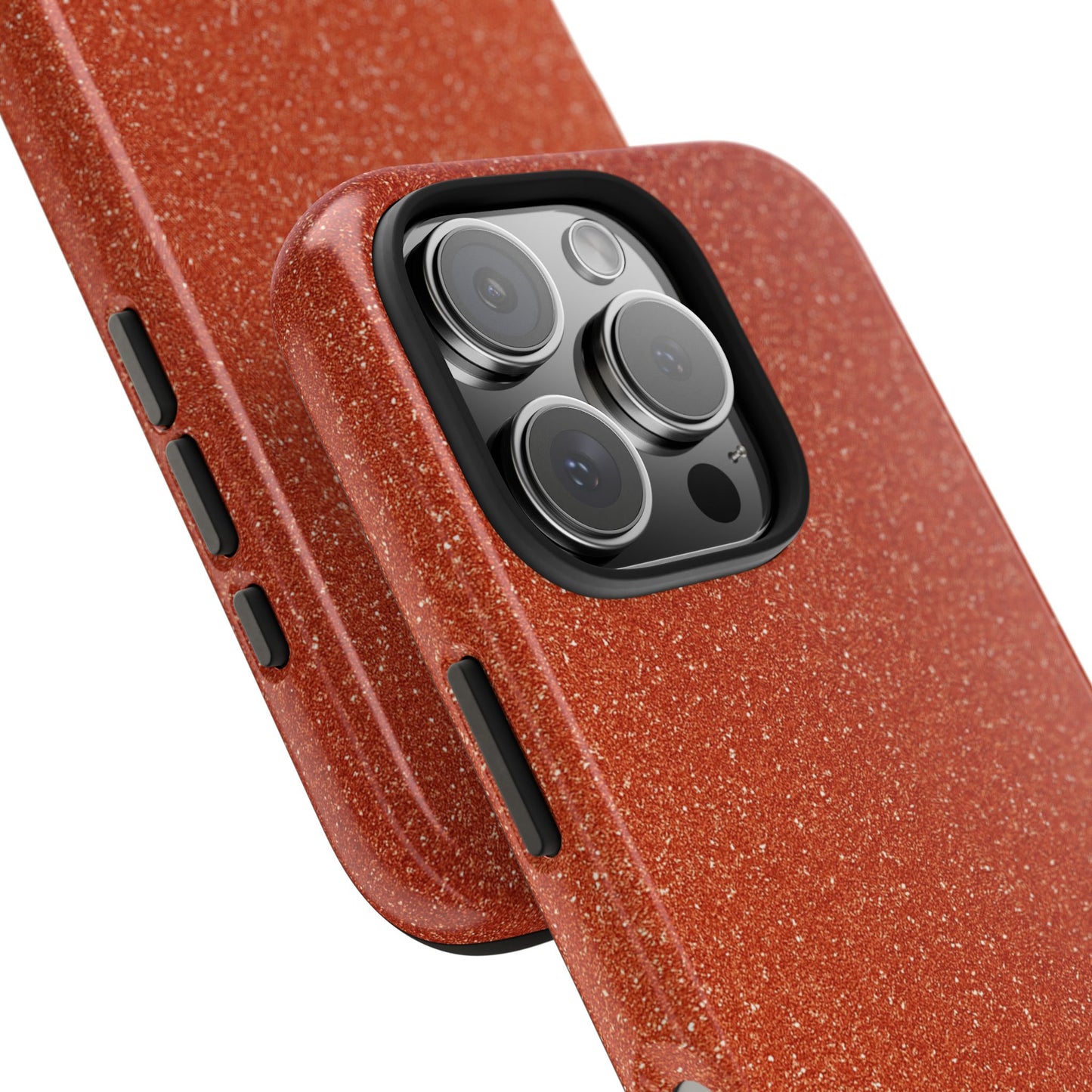 Orange Glitter Phone Case