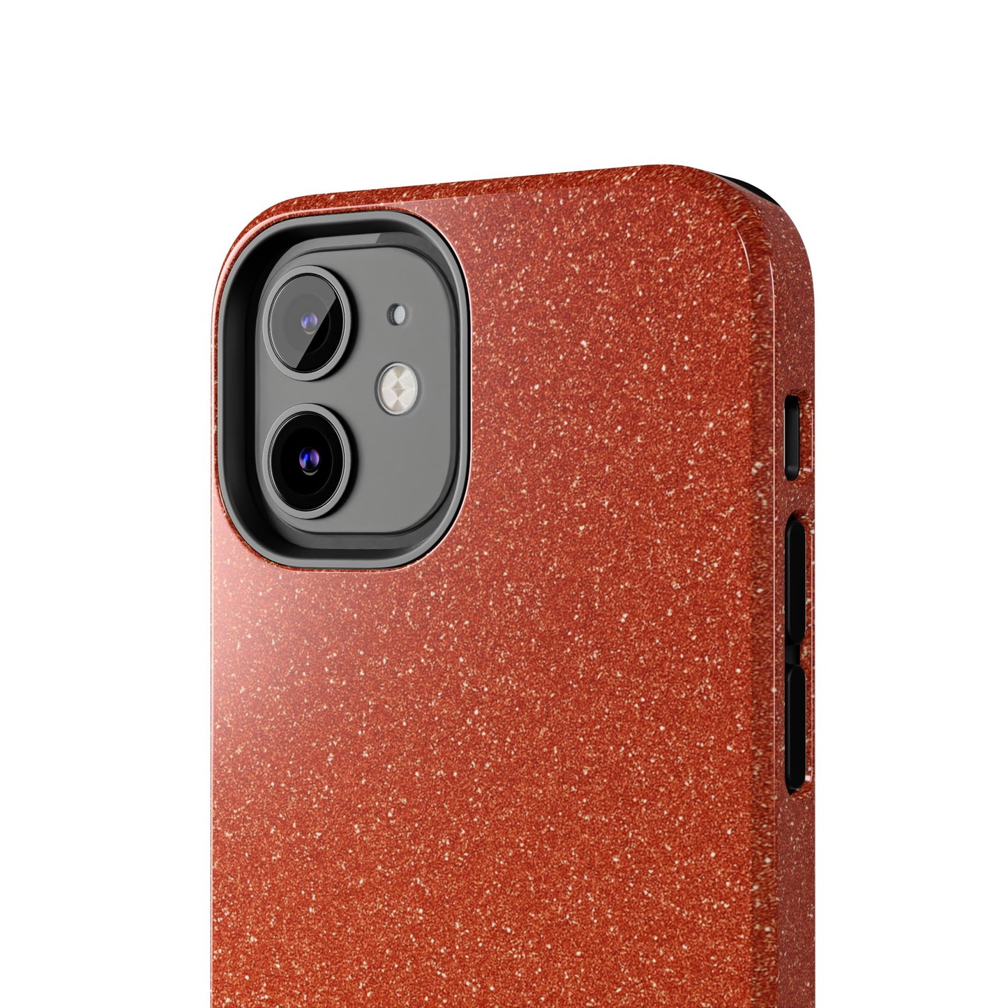 Orange Glitter Phone Case