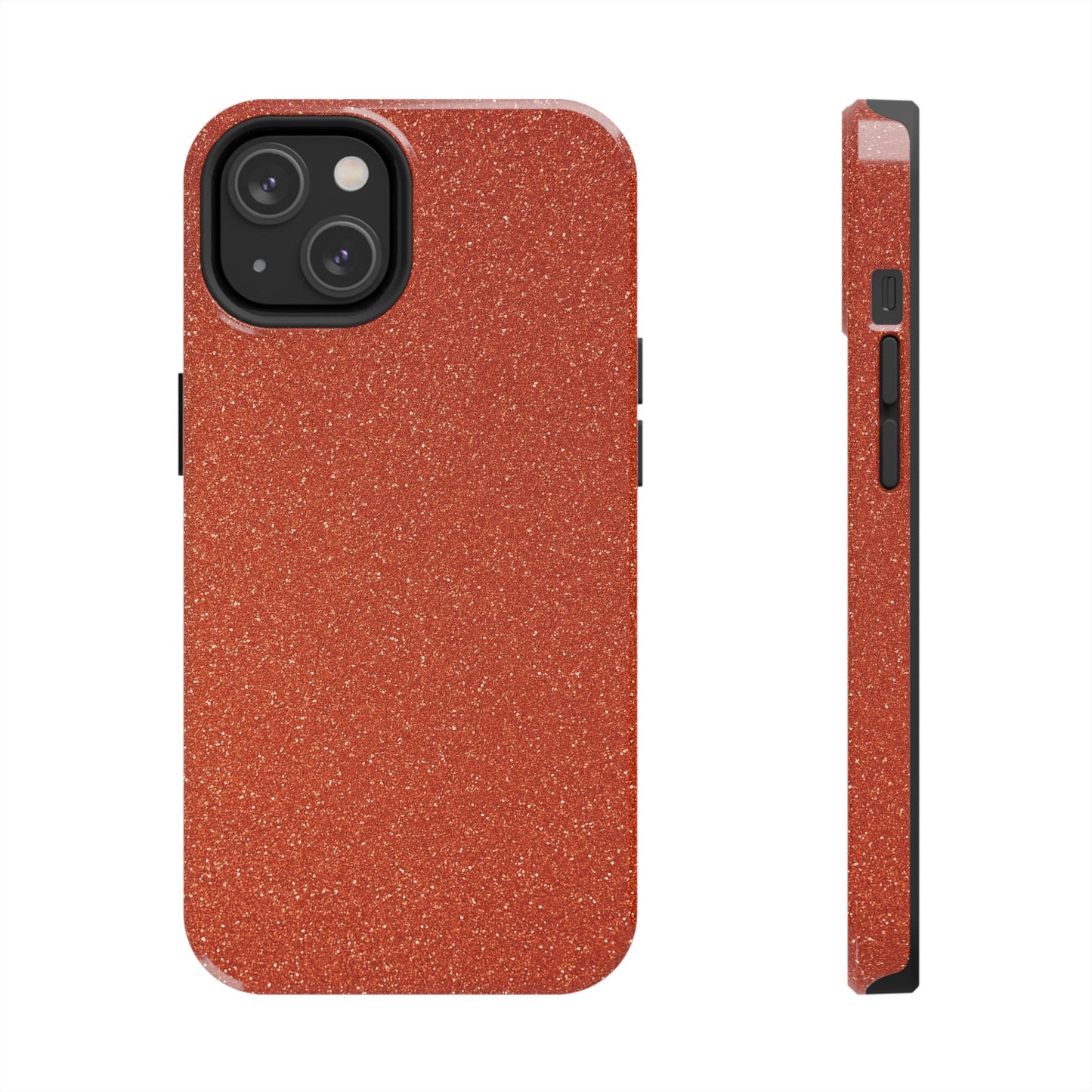 Orange Glitter Phone Case