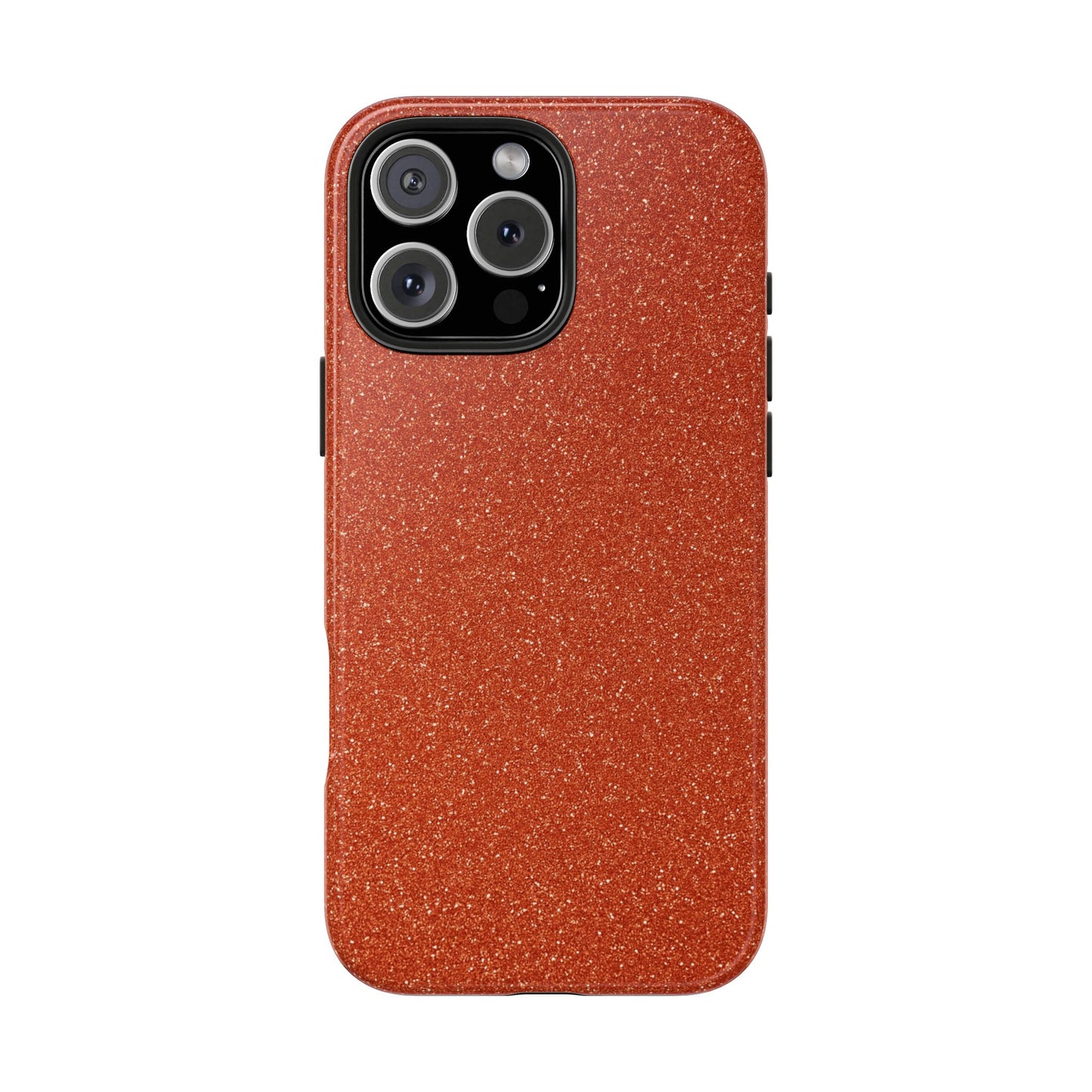 Orange Glitter Phone Case