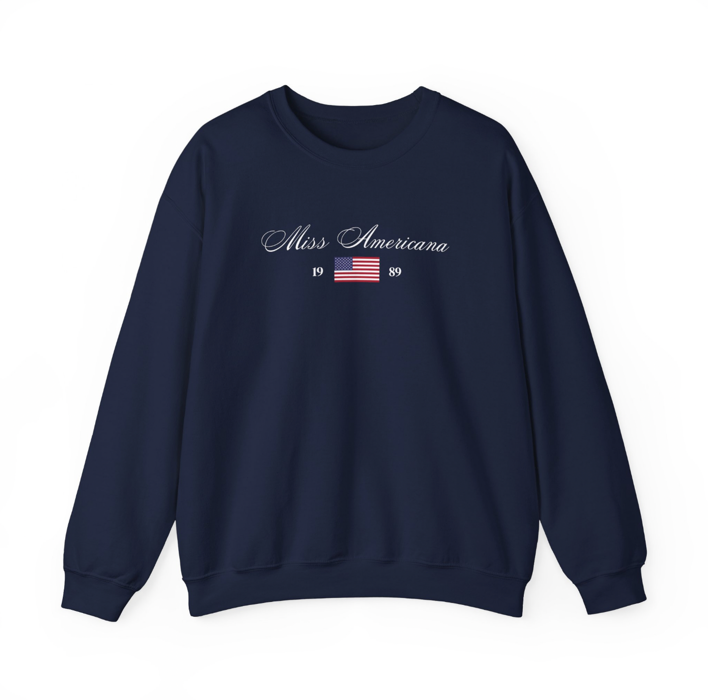 Miss Americana Vintage Embroidered Crewneck
