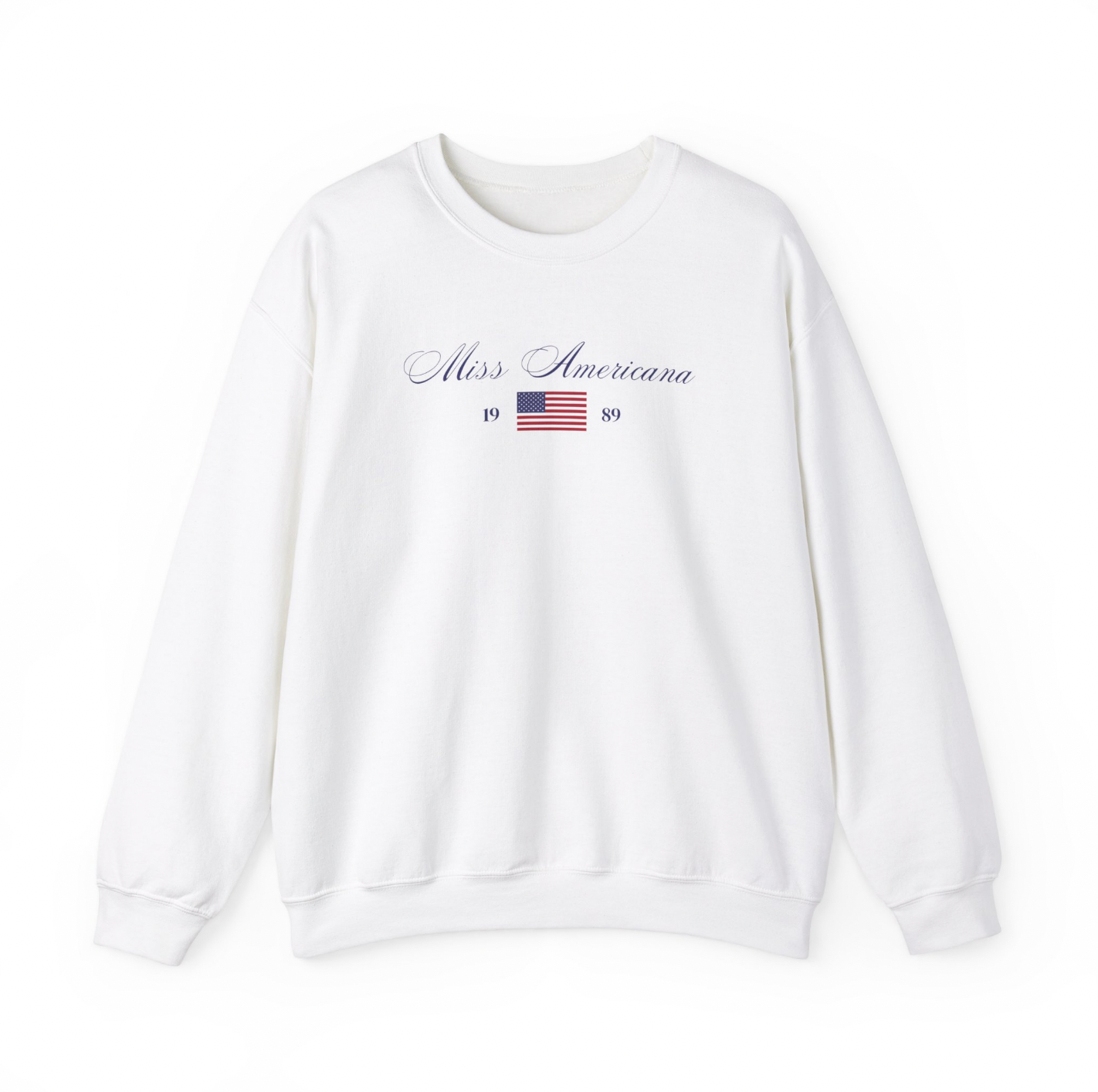 Miss Americana Vintage Embroidered Crewneck