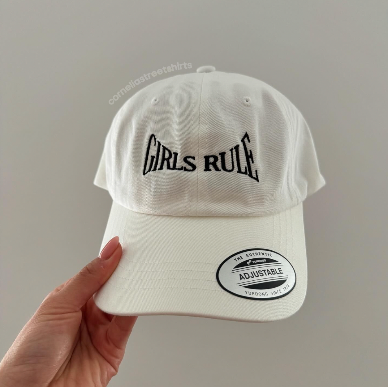 Girls Rule Baseball Cap
