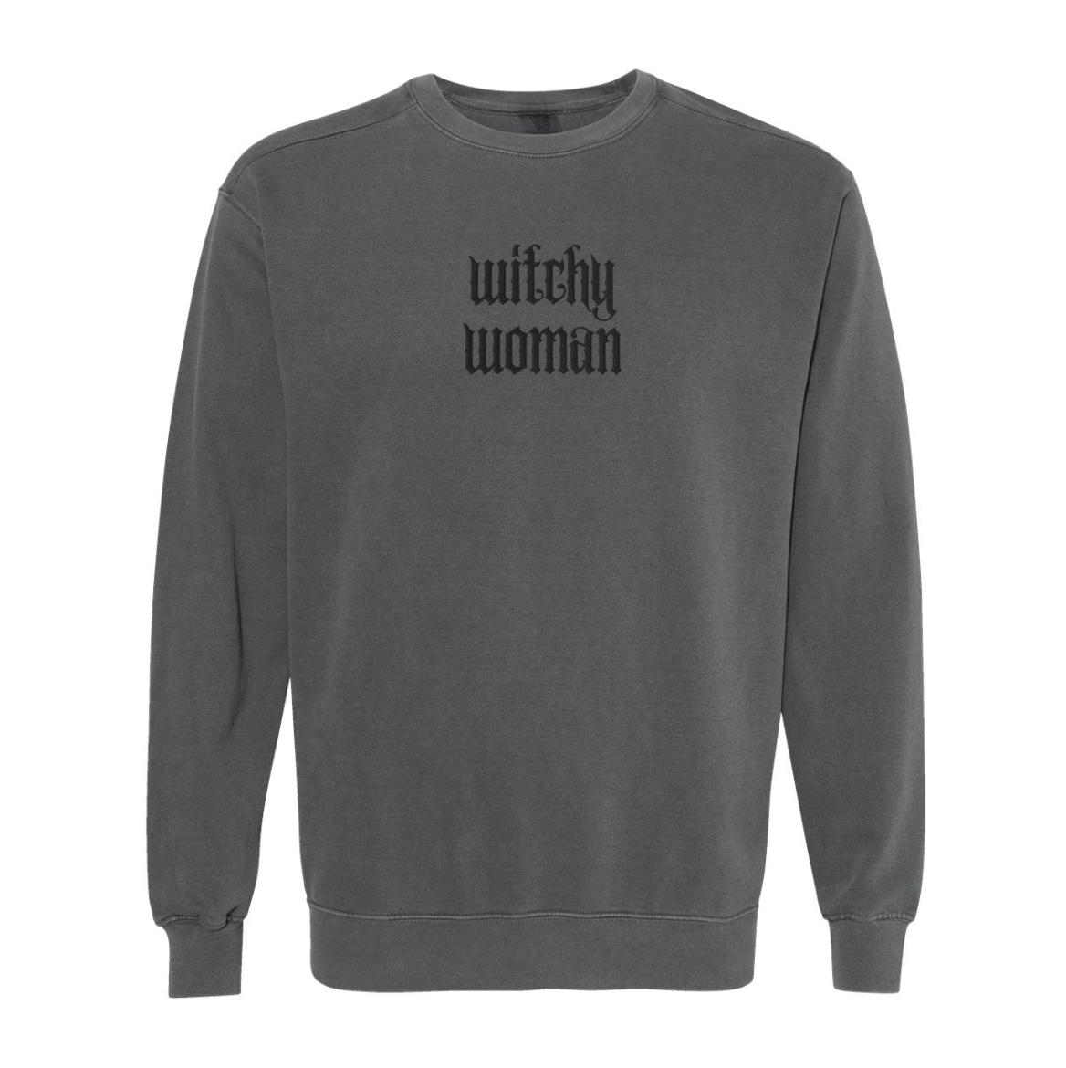 Witchy Woman Embroidered Crewneck