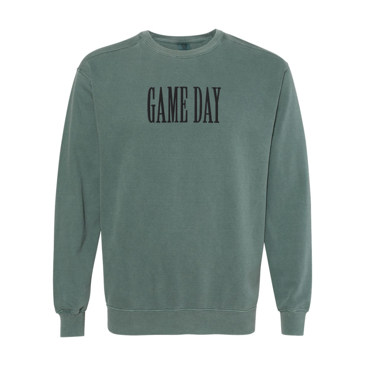 Game Day Embroidered Comfort Colors Crewneck