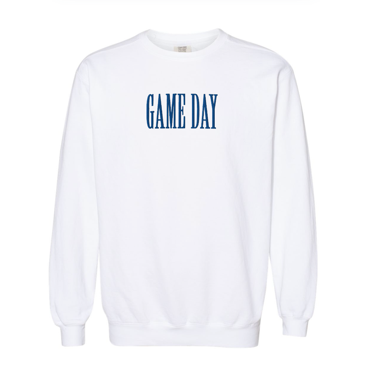 Game Day Embroidered Comfort Colors Crewneck