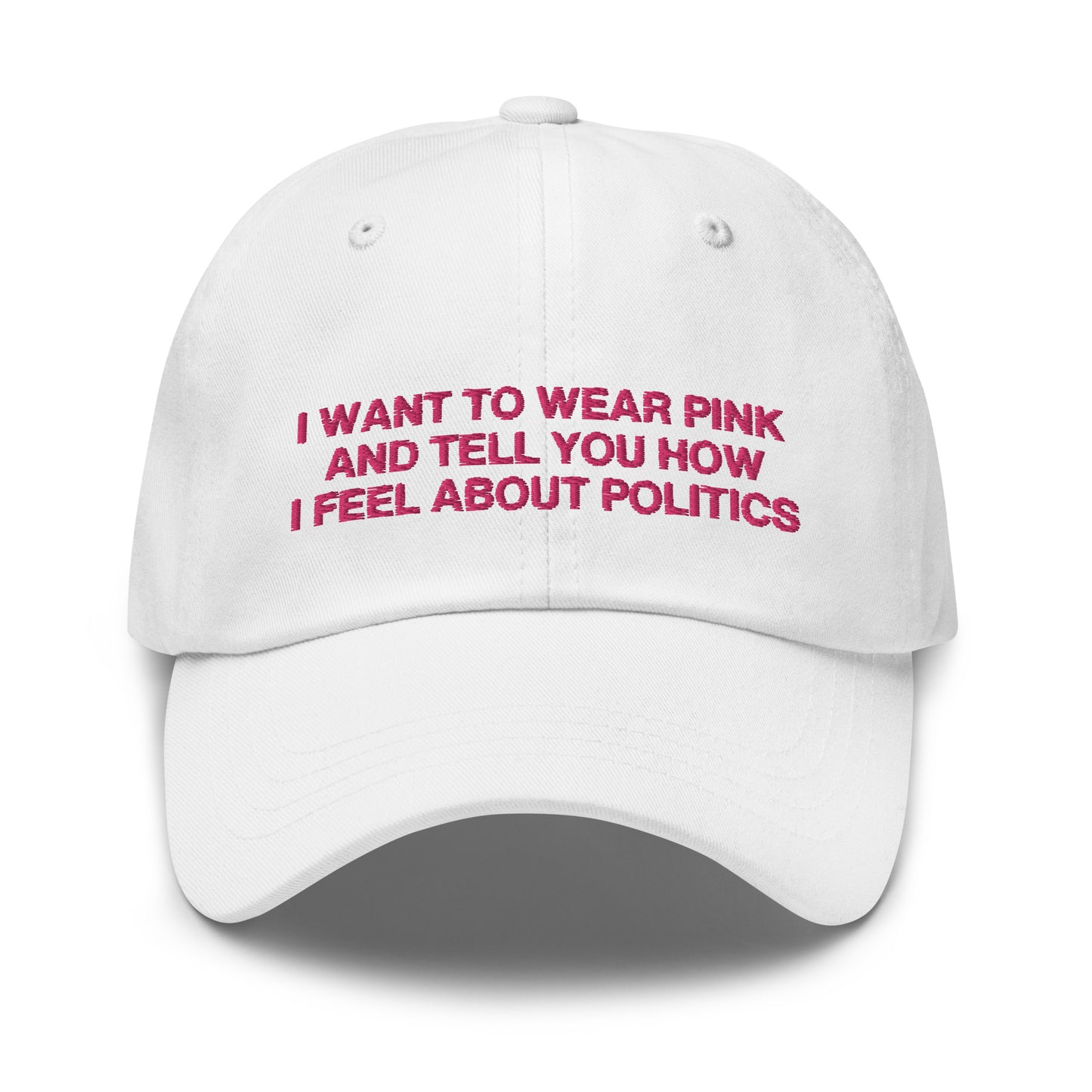 Pink and Politics Baseball Cap