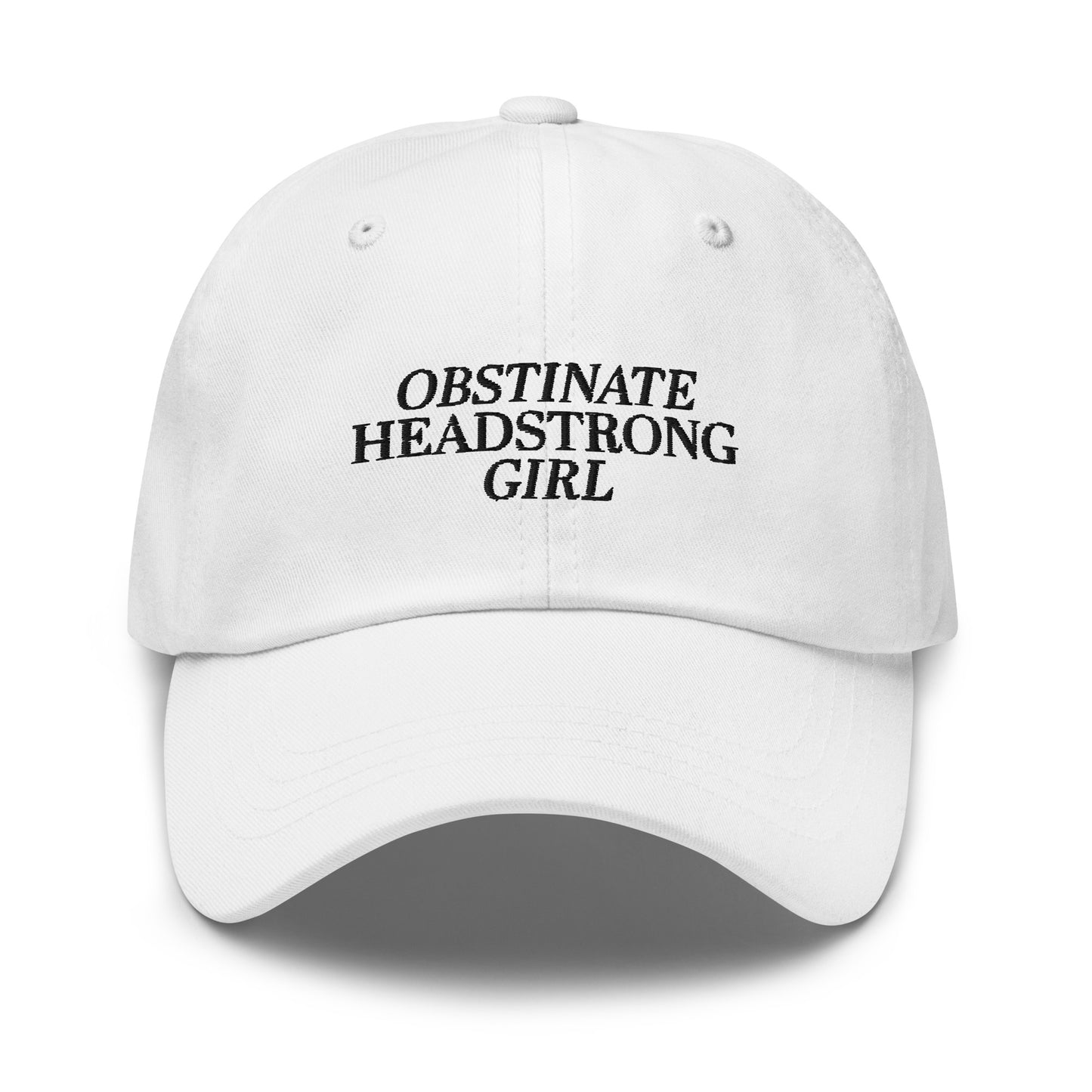 Obstinate Headstrong Girl Baseball Cap