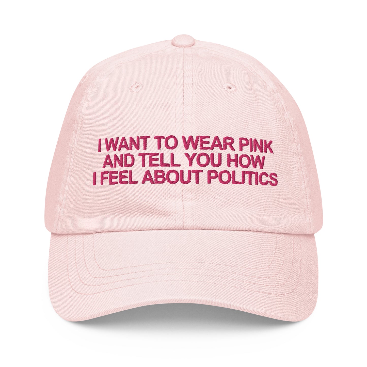 Pink and Politics Baseball Cap