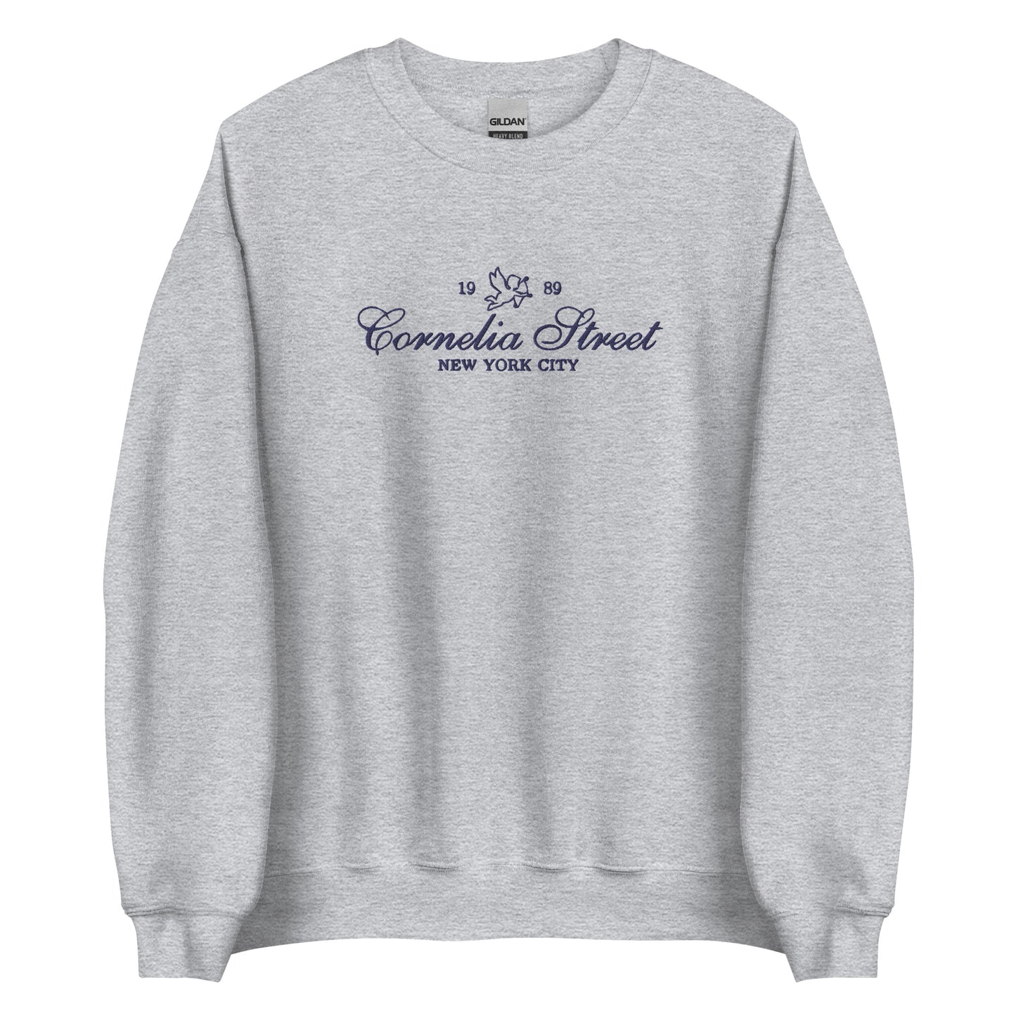 Cornelia Street Embroidered Crewneck