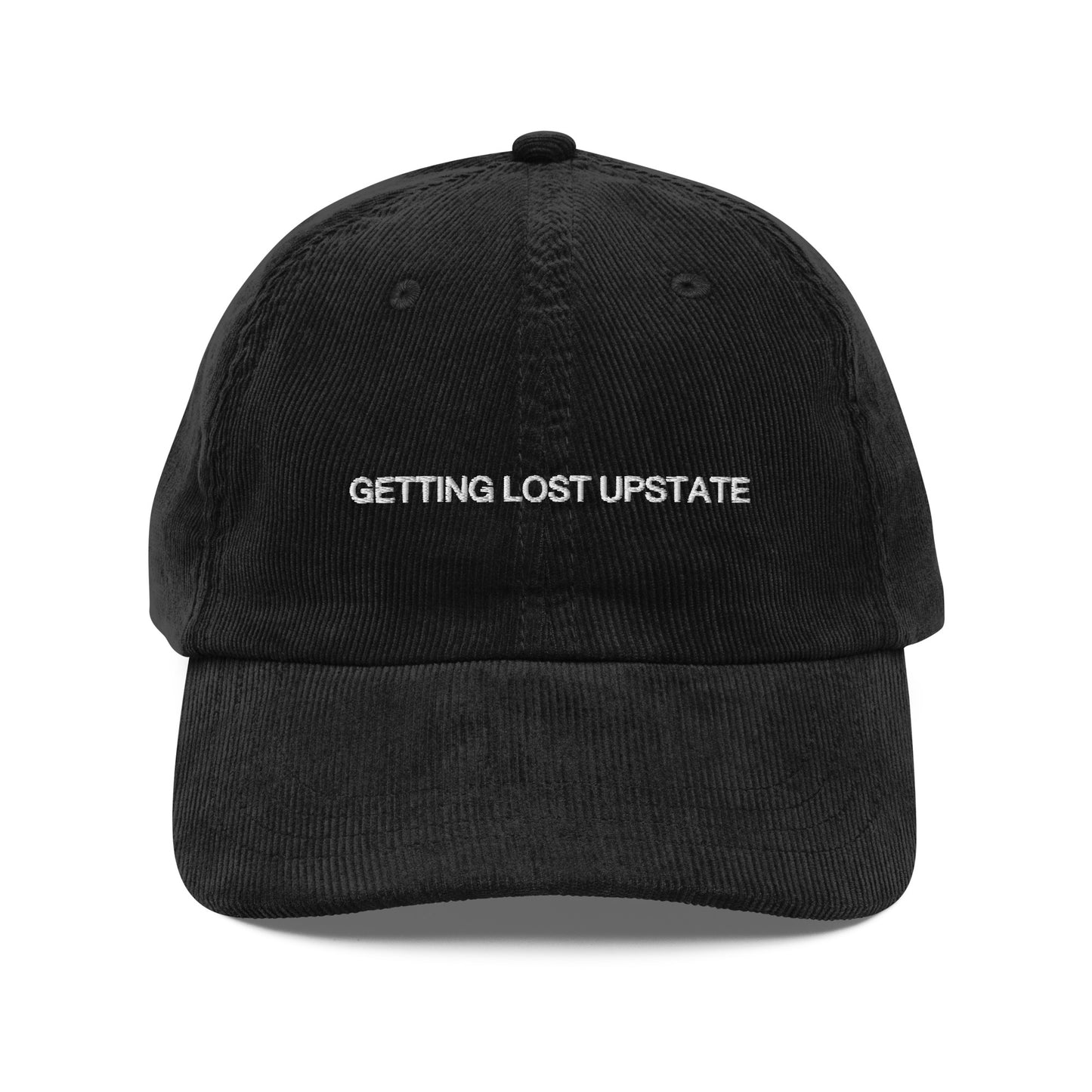 Getting Lost Upstate Corduroy Baseball Cap