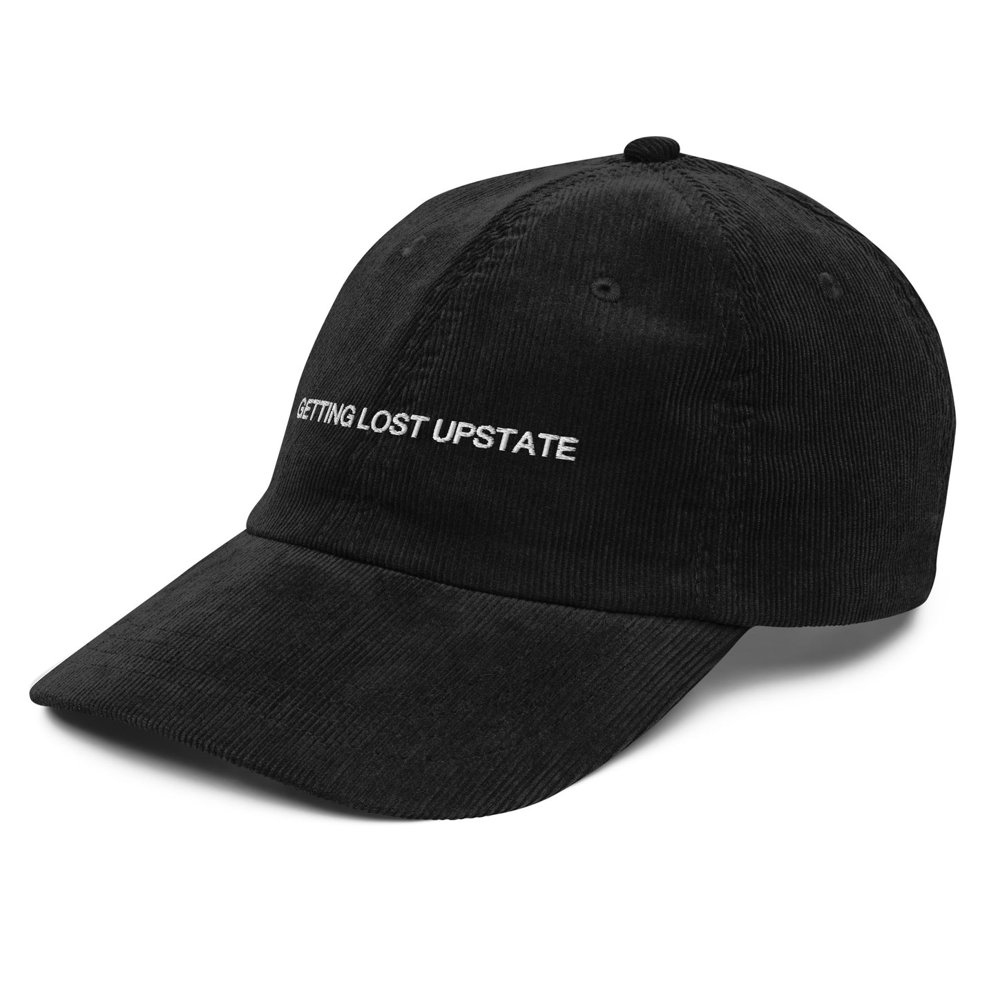 Getting Lost Upstate Corduroy Baseball Cap