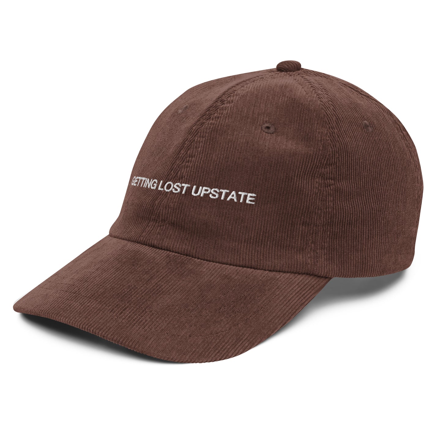 Getting Lost Upstate Corduroy Baseball Cap