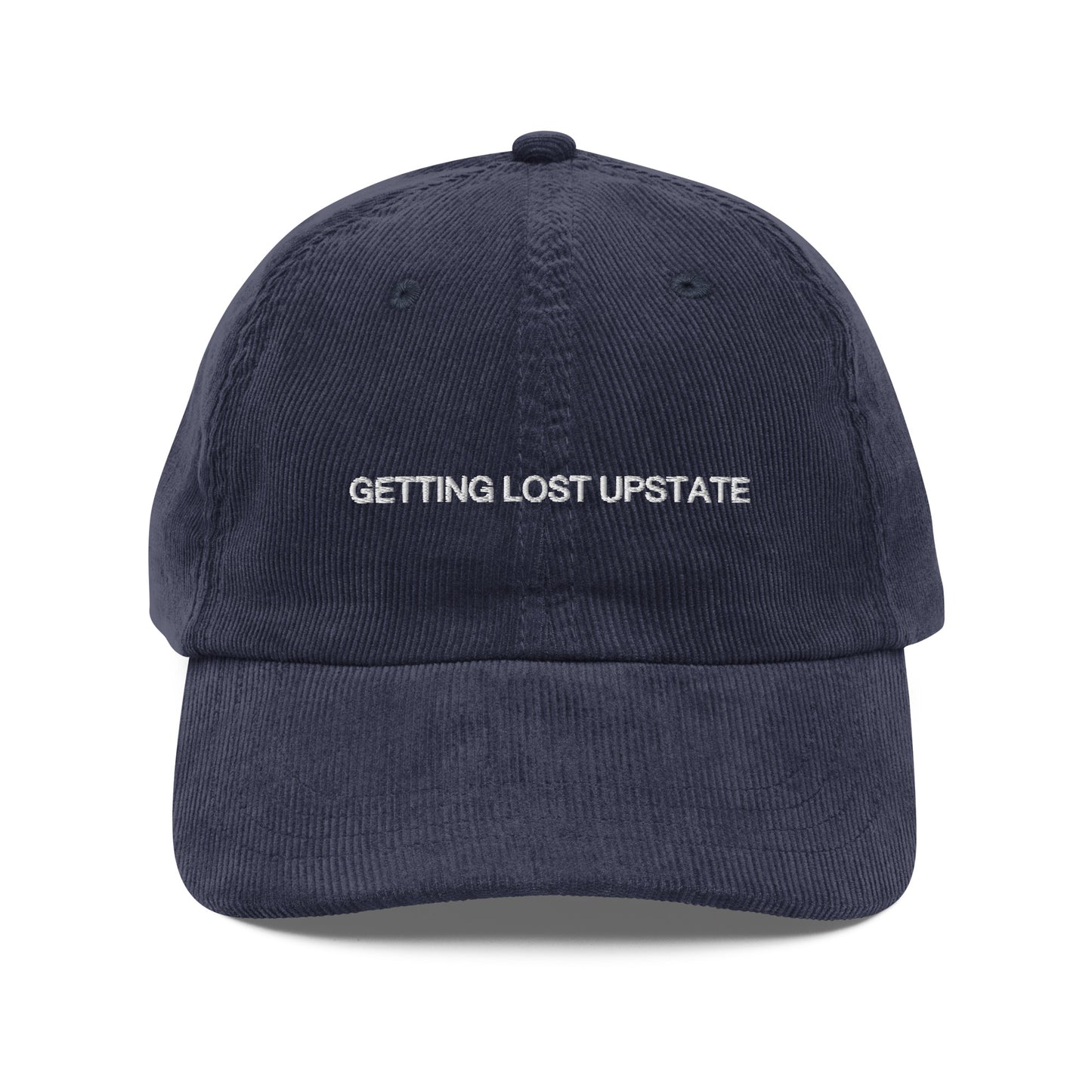 Getting Lost Upstate Corduroy Baseball Cap