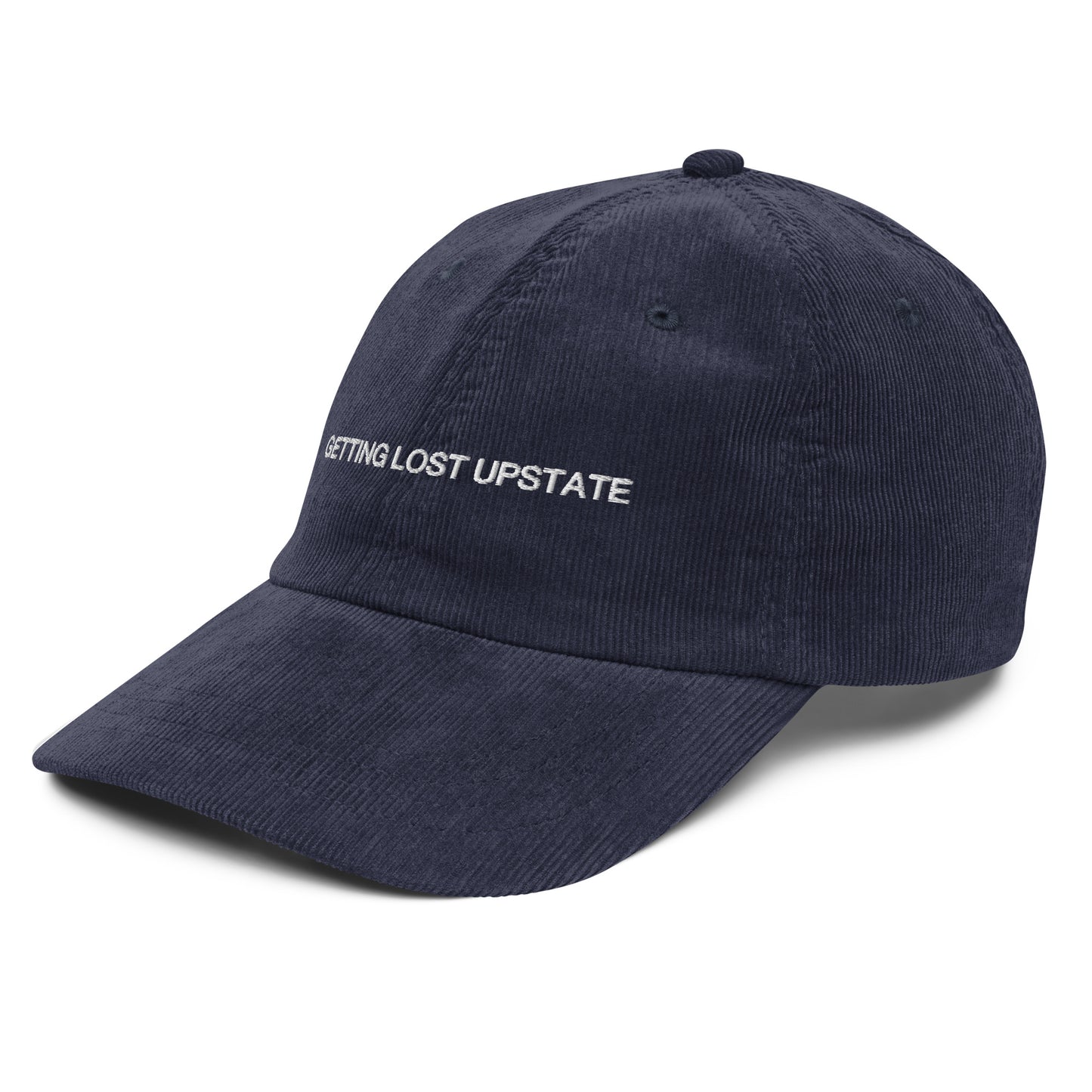 Getting Lost Upstate Corduroy Baseball Cap