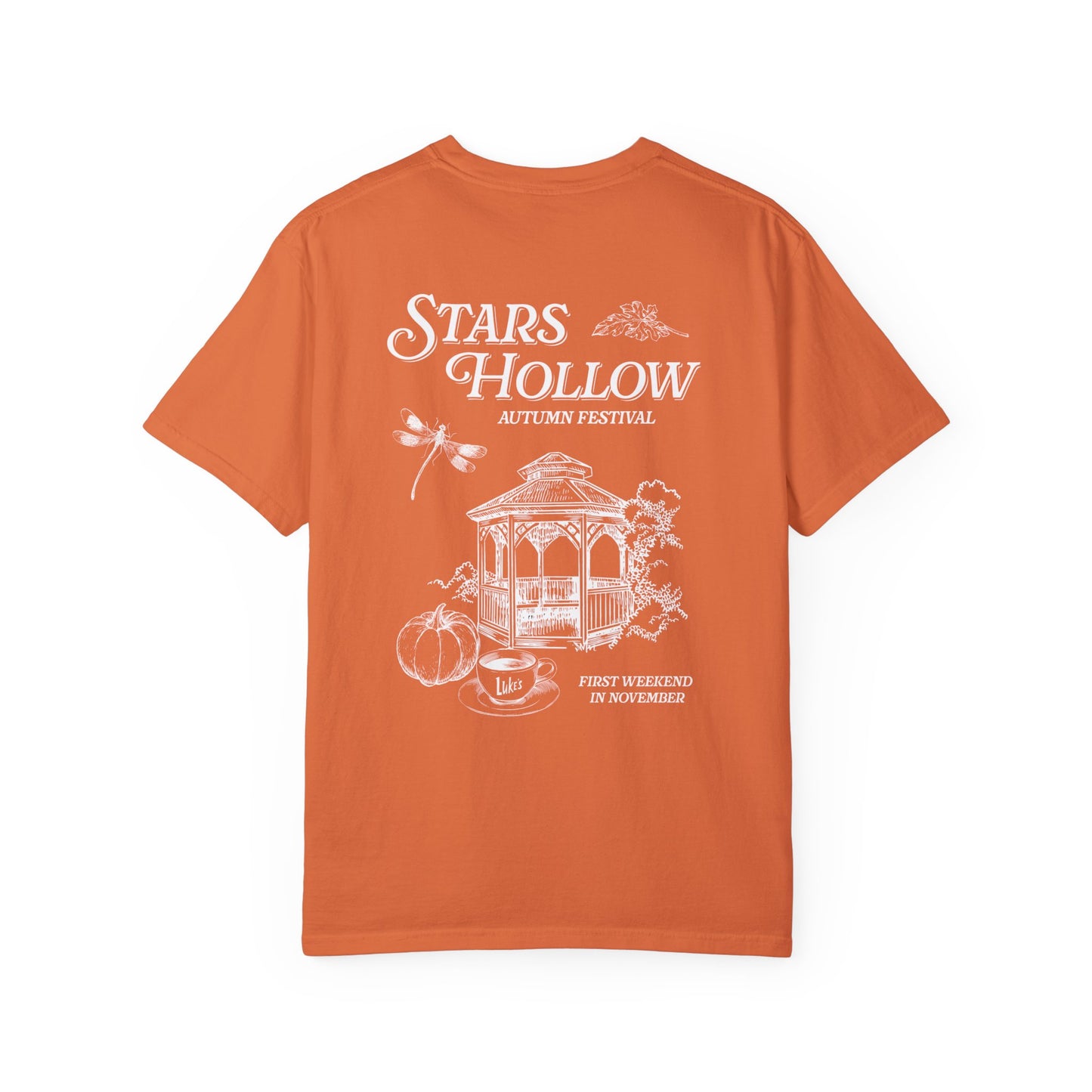 Stars Hollow Autumn Festival Tee (Front and Back)