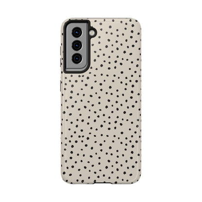 Black Polka Dots Phone Case