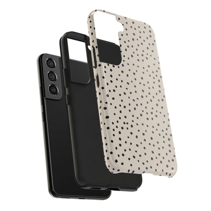 Black Polka Dots Phone Case