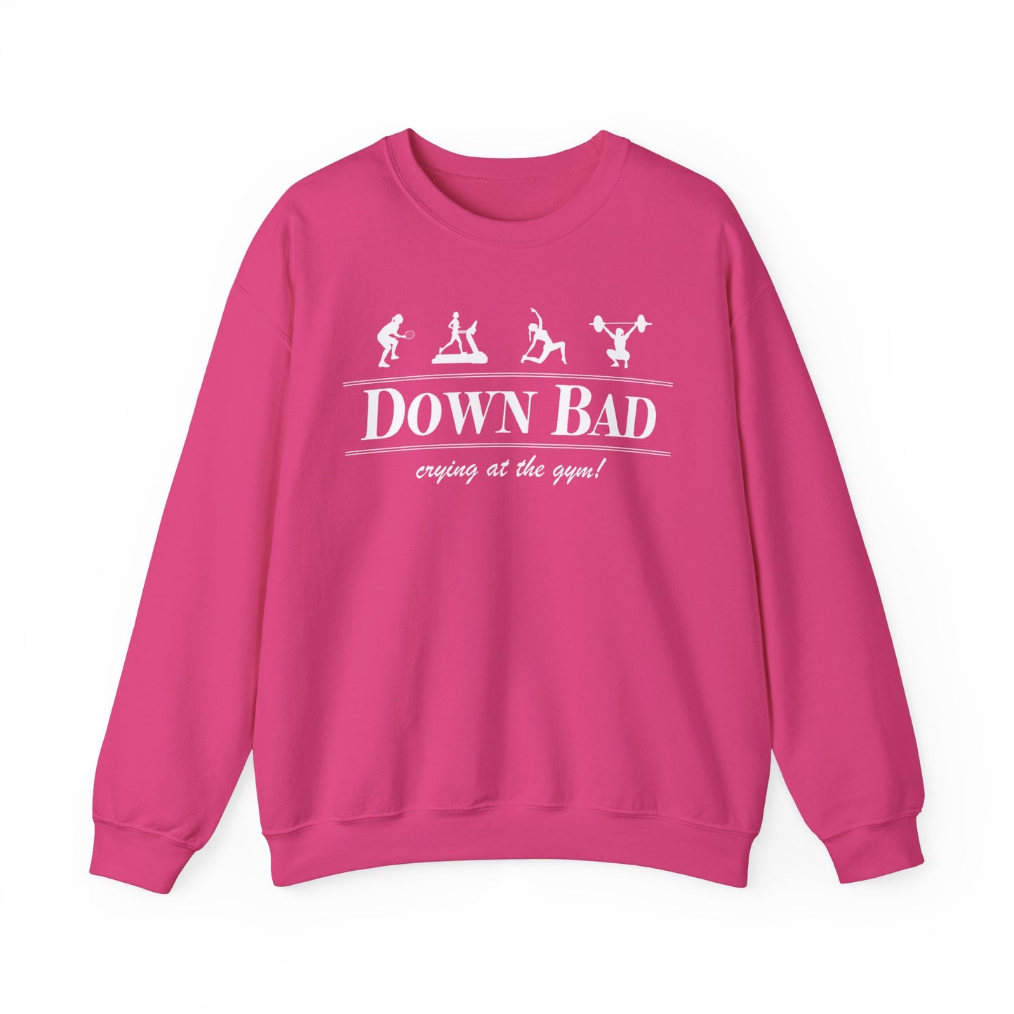 Down Bad Retro Gym Crewneck